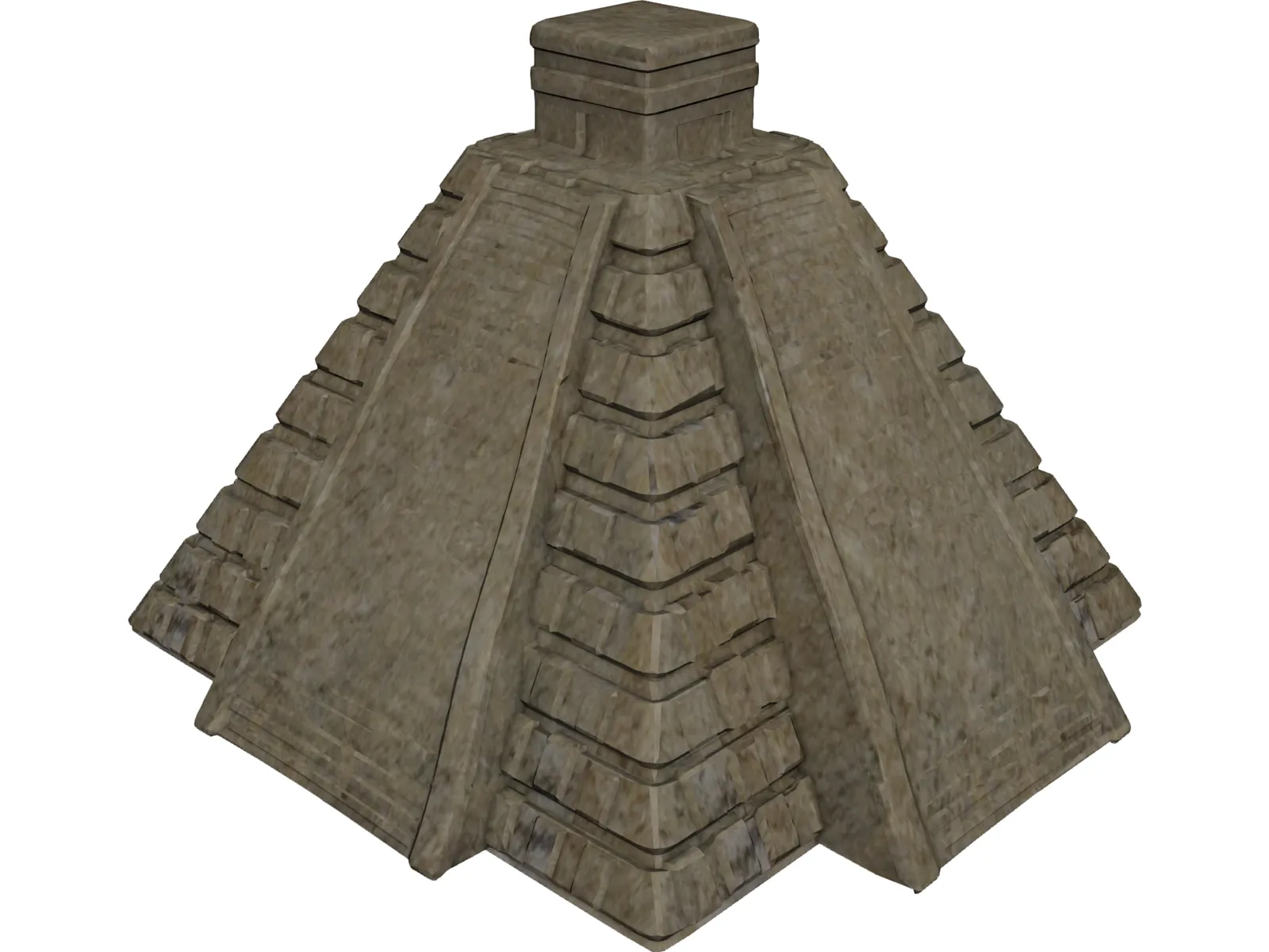 Chichen Itza Pyramid 3D Model main preview