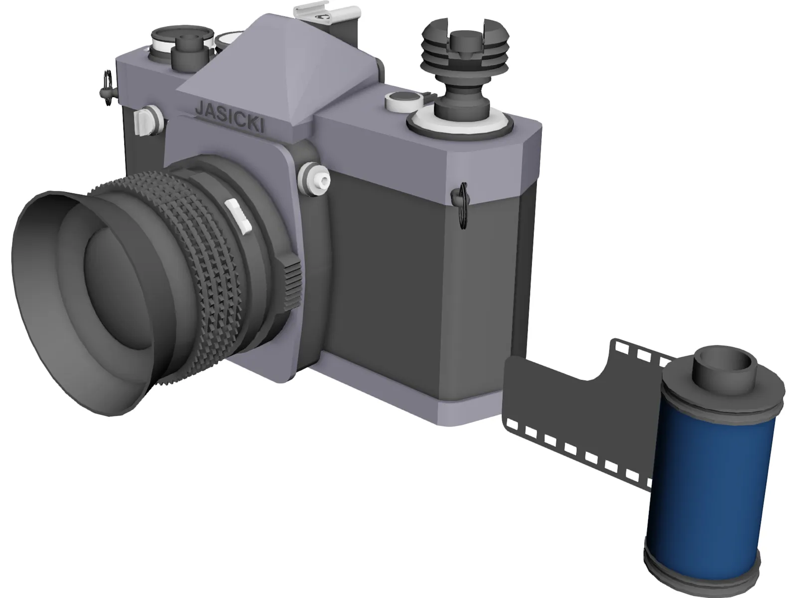Photo Camera 3D Model main preview