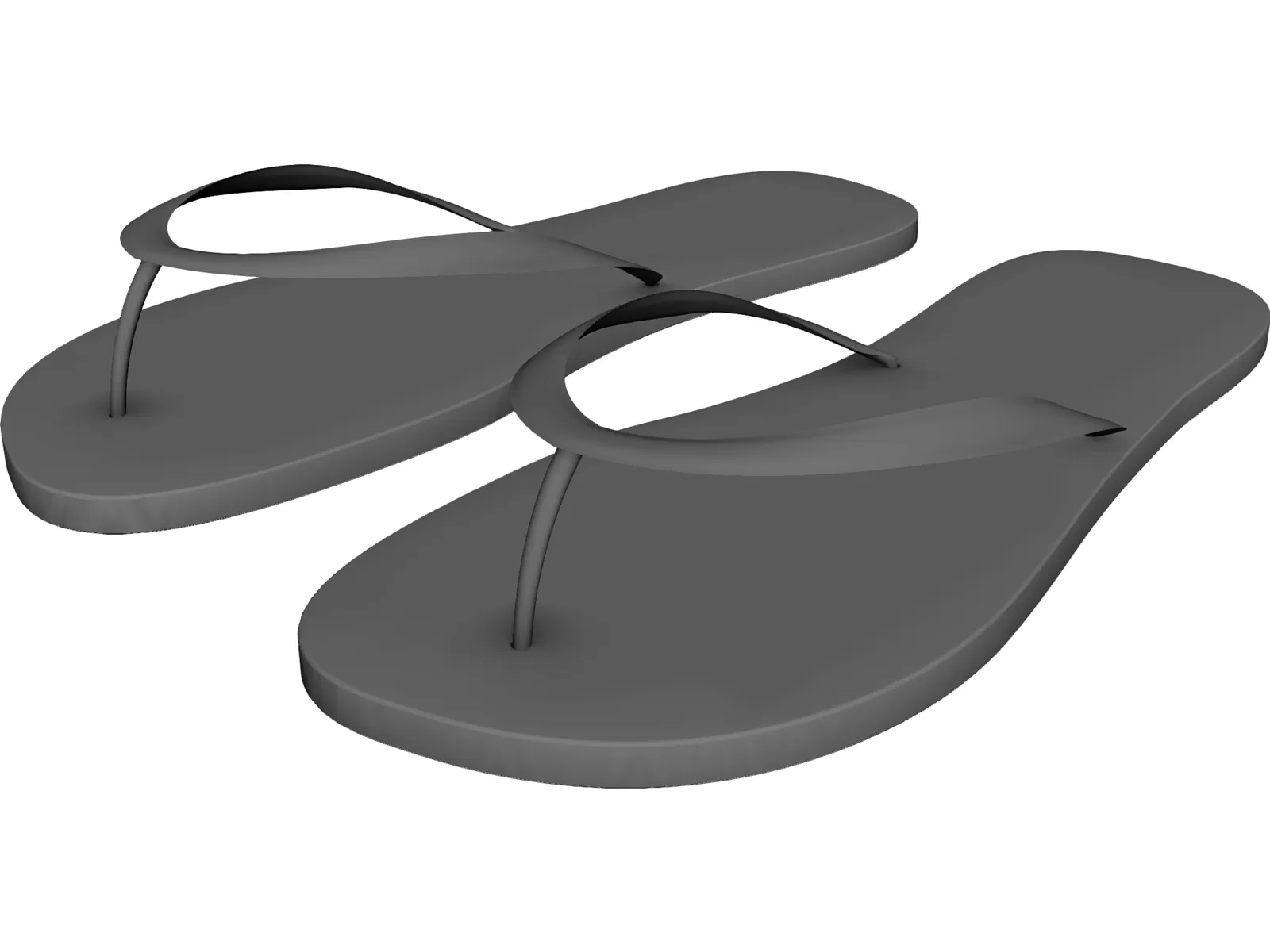 Sandals 3D Model main preview