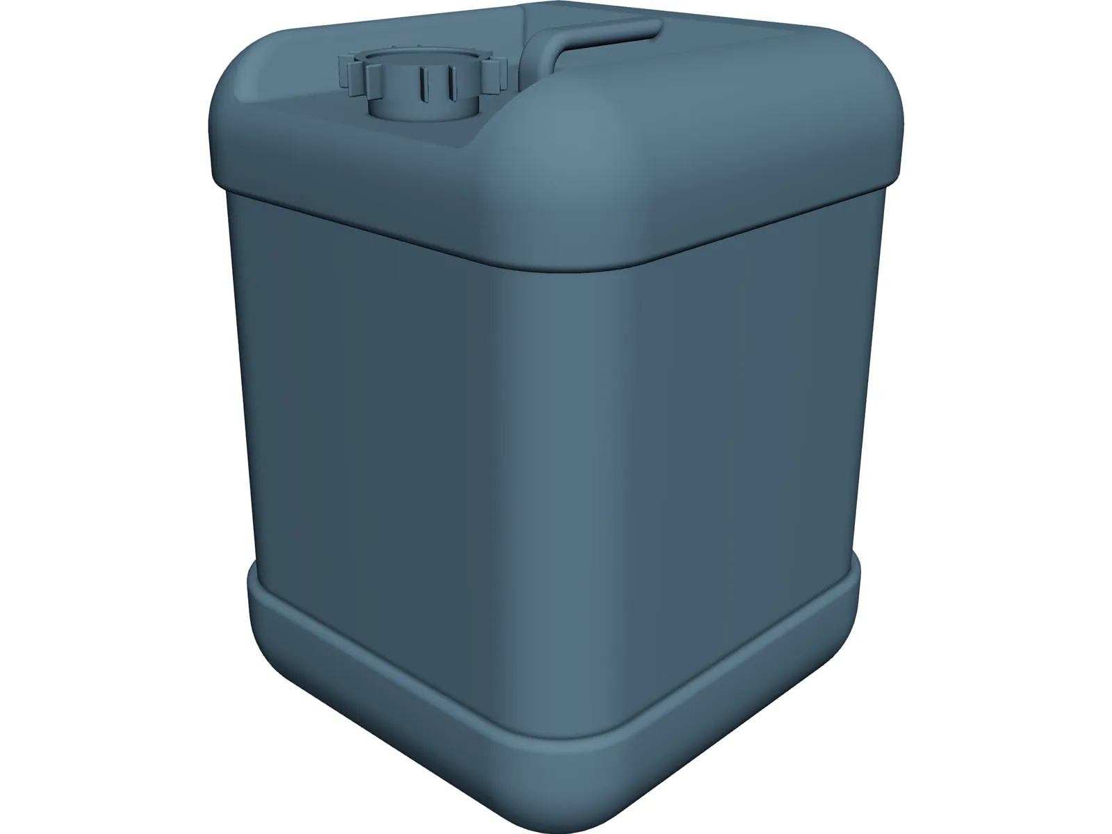 Plastic Container 20lt 3D Model main preview