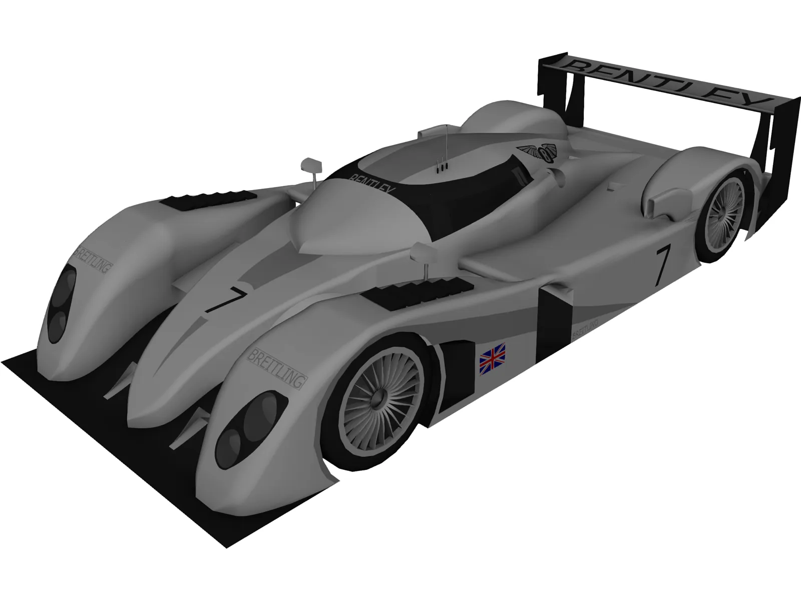Bentley EXP Speed 8 (2002) 3D Model main preview