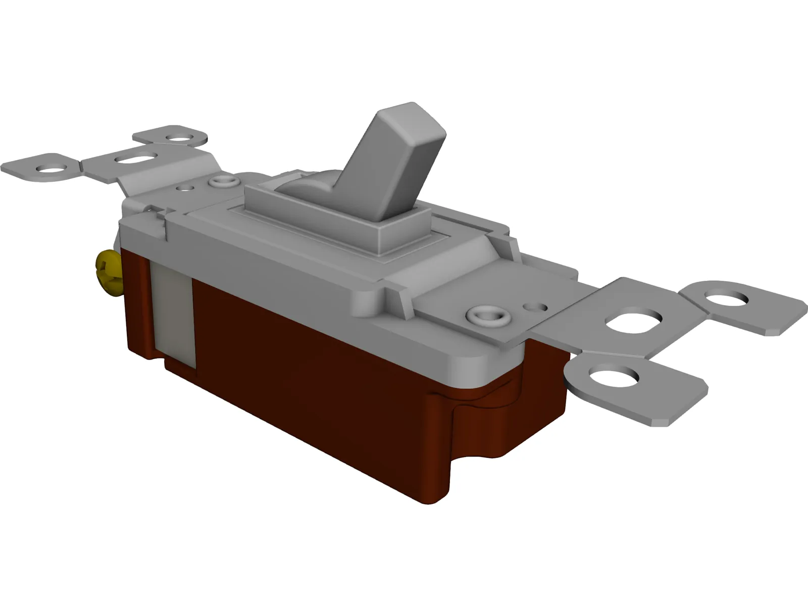 Light Switch 3D Model main preview