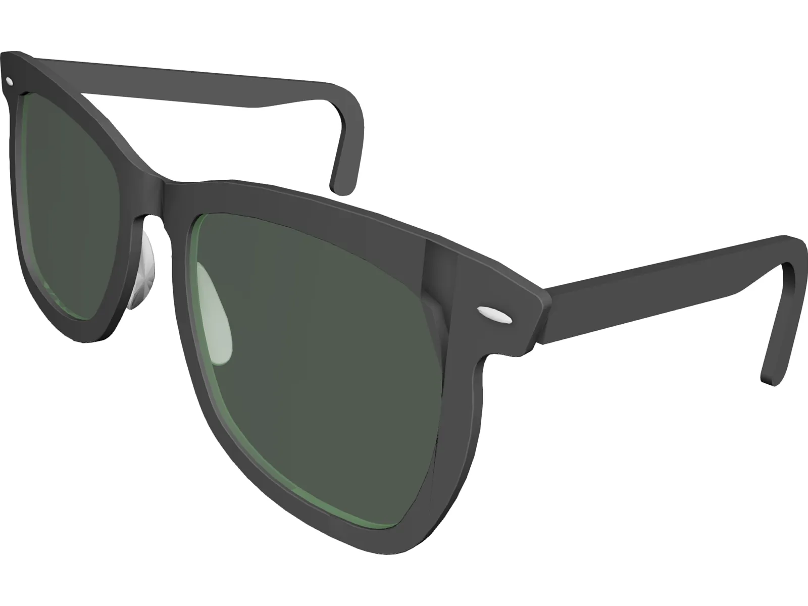 Rayban Sun Glasses 3D Model main preview