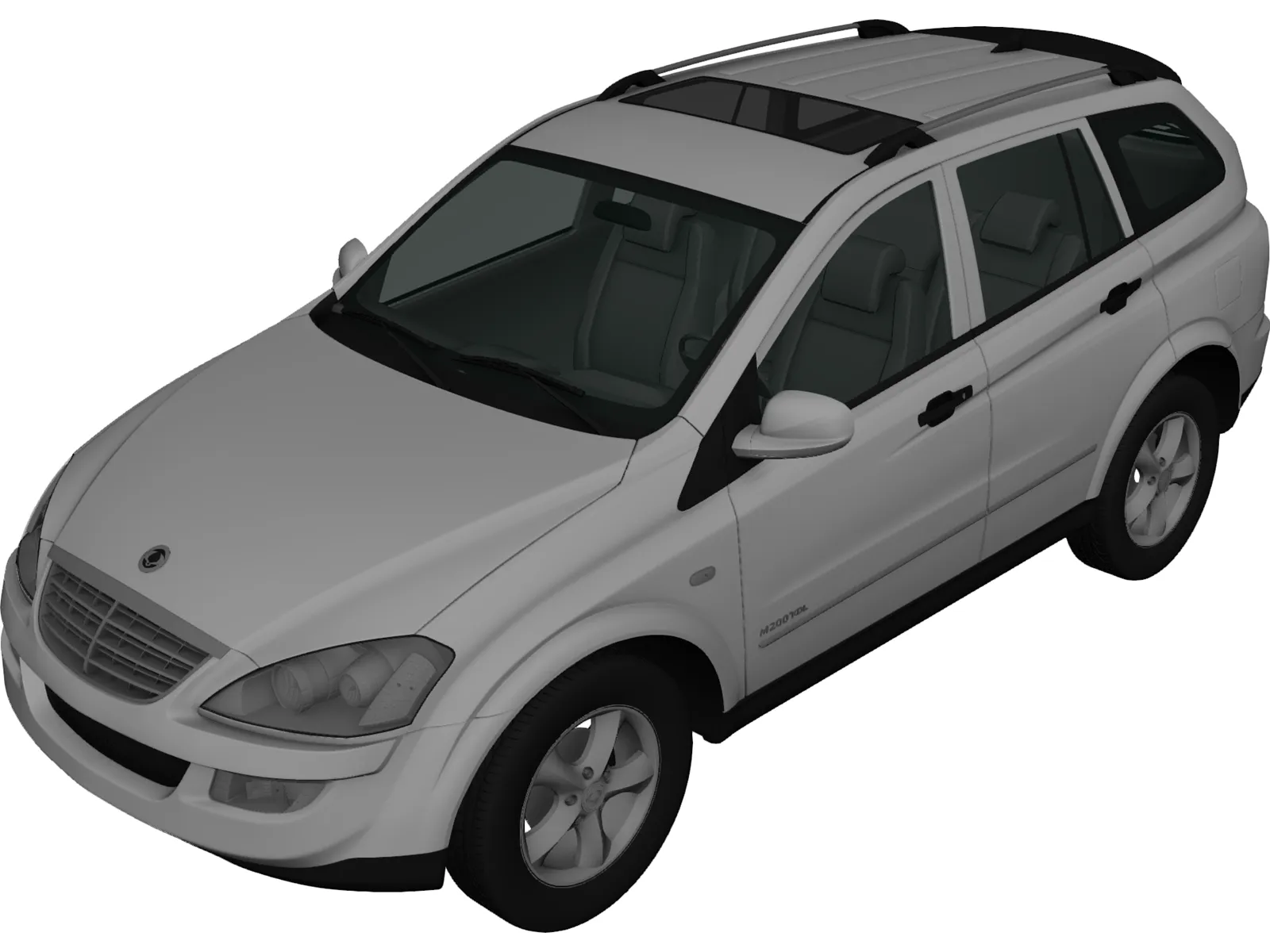 SsangYong Kyron (2011) 3D Model main preview