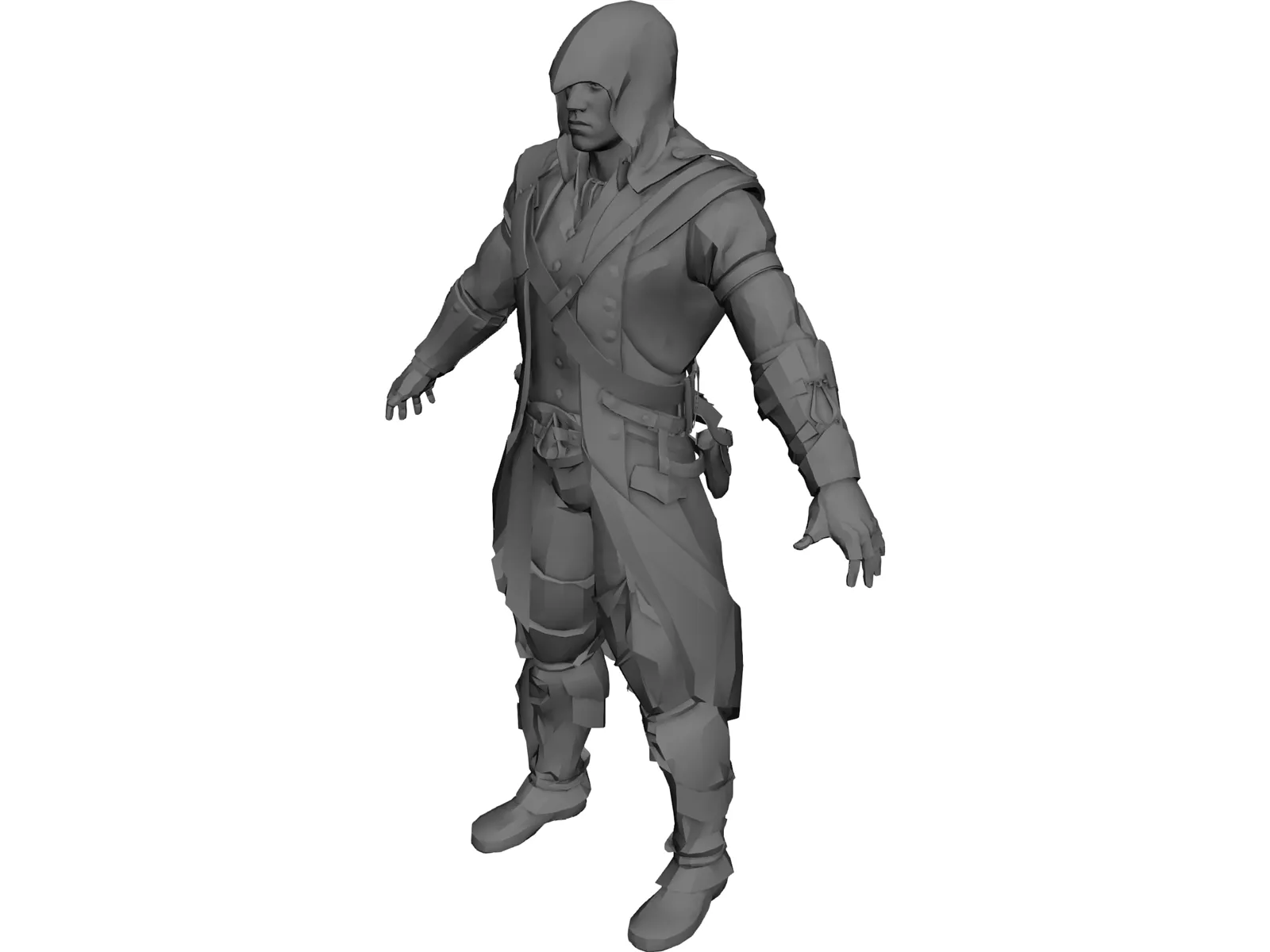 Connor Kenway 3D Model main preview