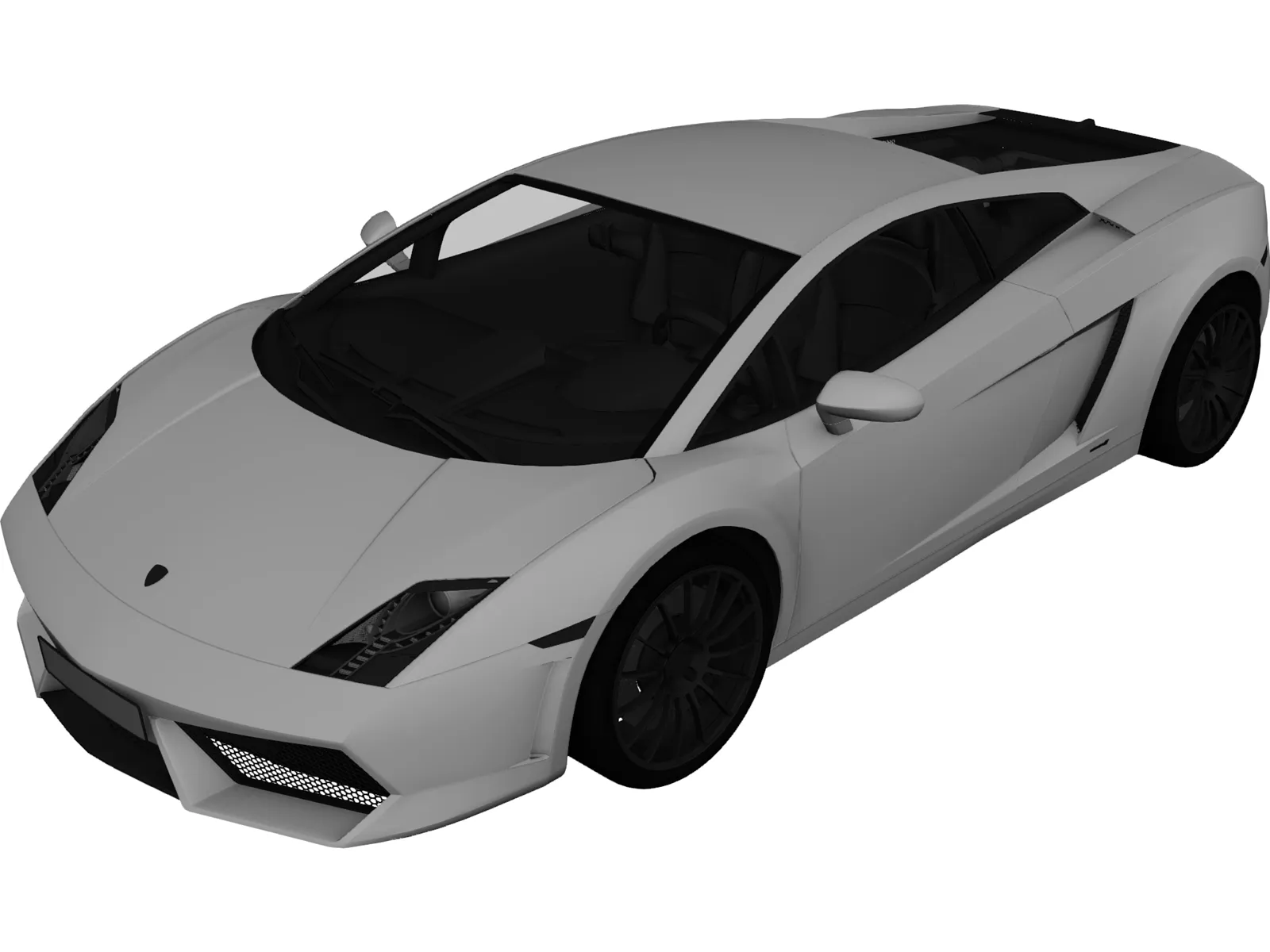 Lamborghini Gallardo 3D Model main preview