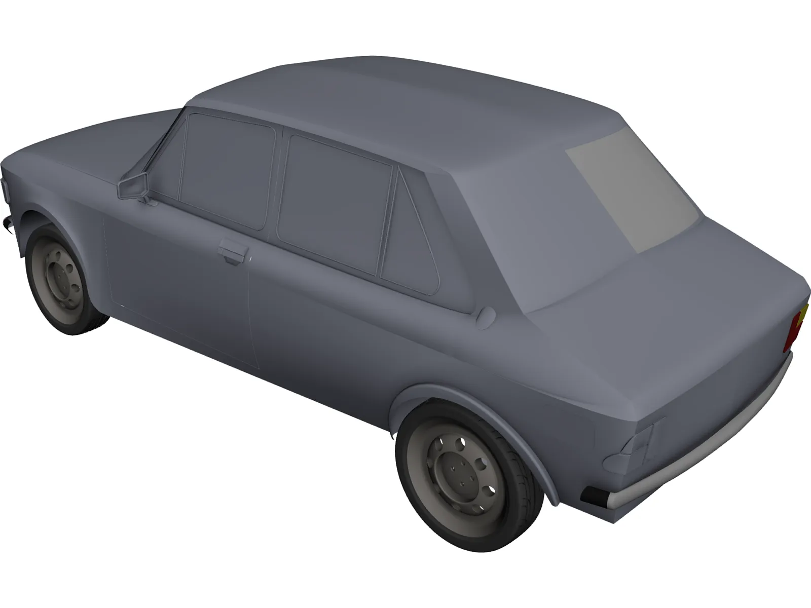 Zastava 101 3D Model main preview