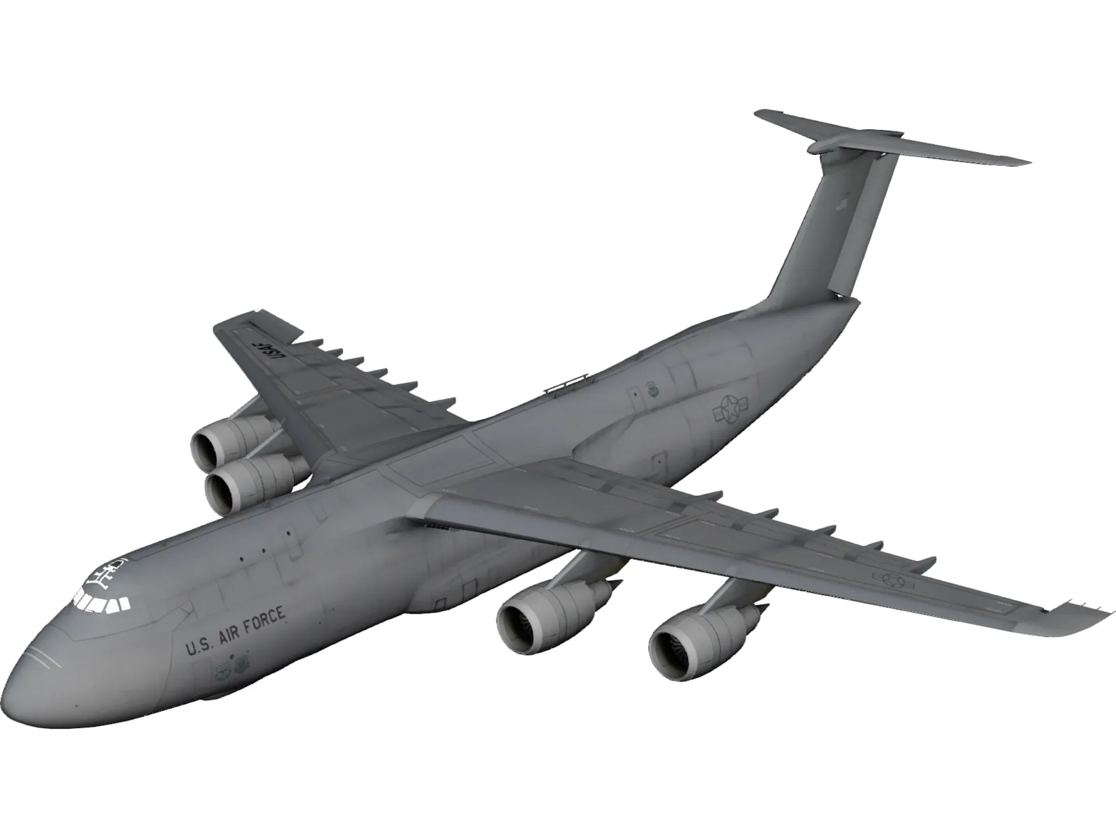 Lockheed C-5 Galaxy 3D Model main preview