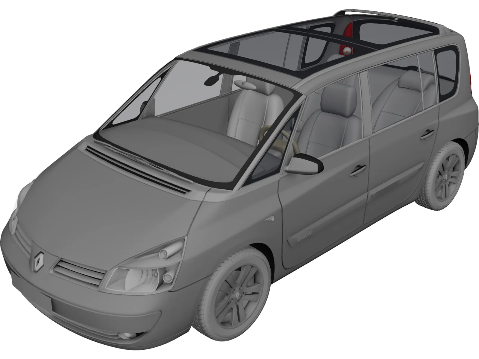 Renault Espace (2005) 3D Model main preview