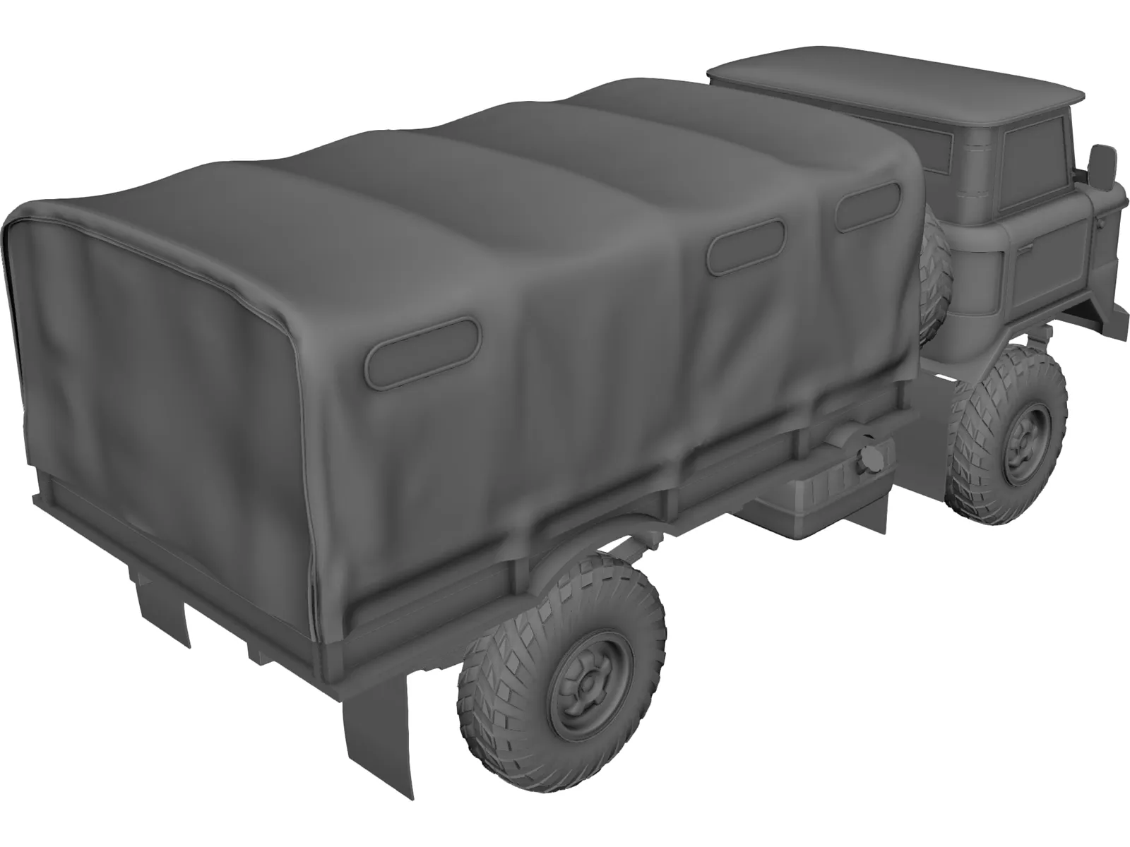 Gaz 66 3D Model main preview