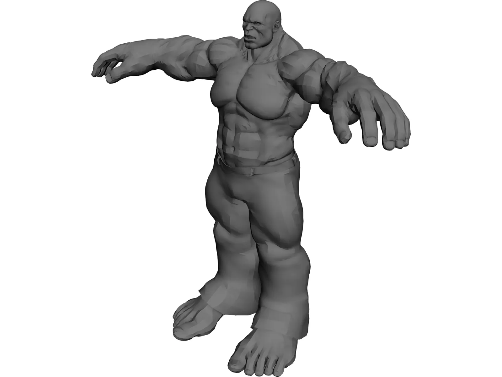 Hulk 3D Model main preview