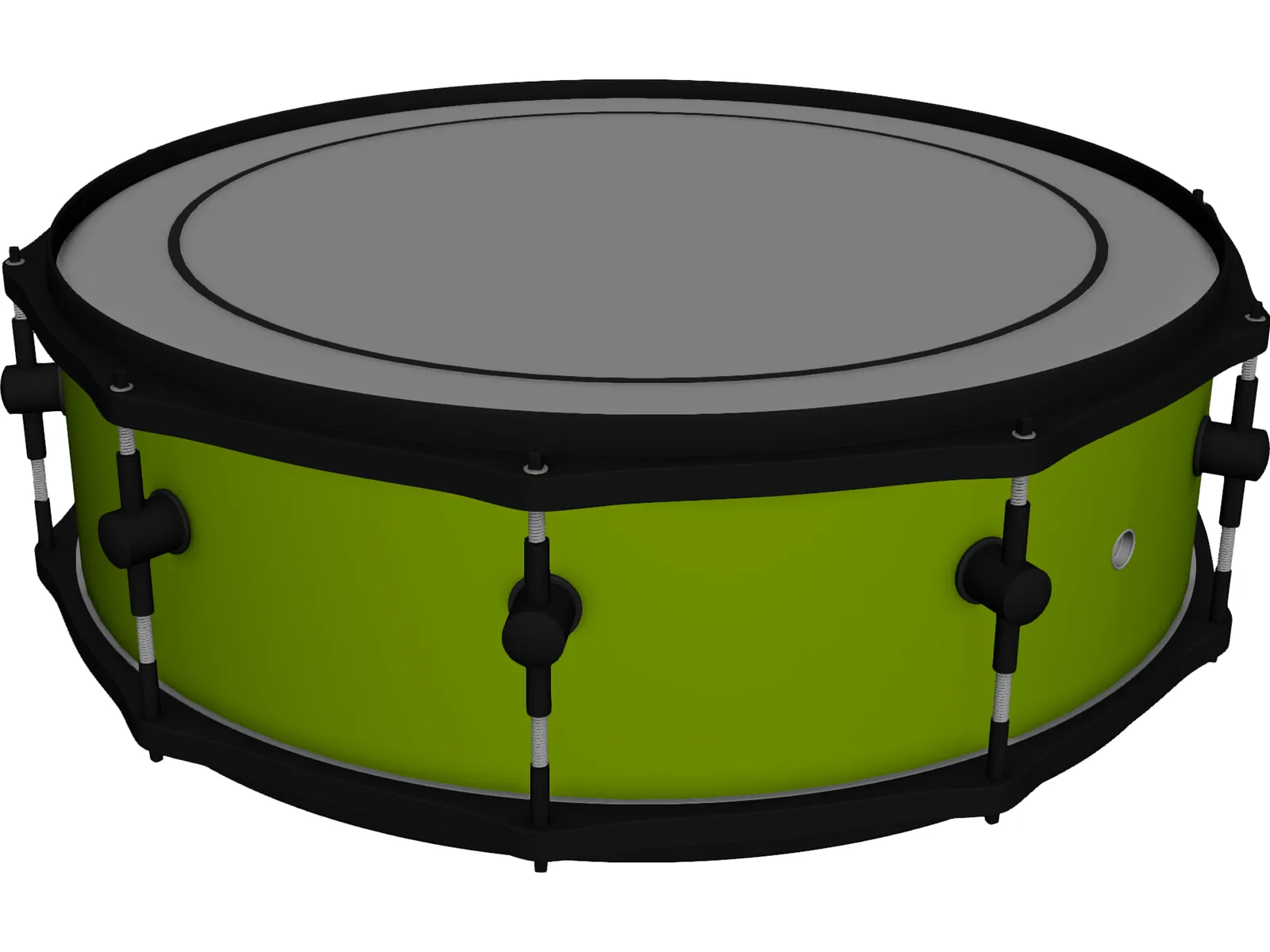 Sonor Snare Drum 3D Model main preview