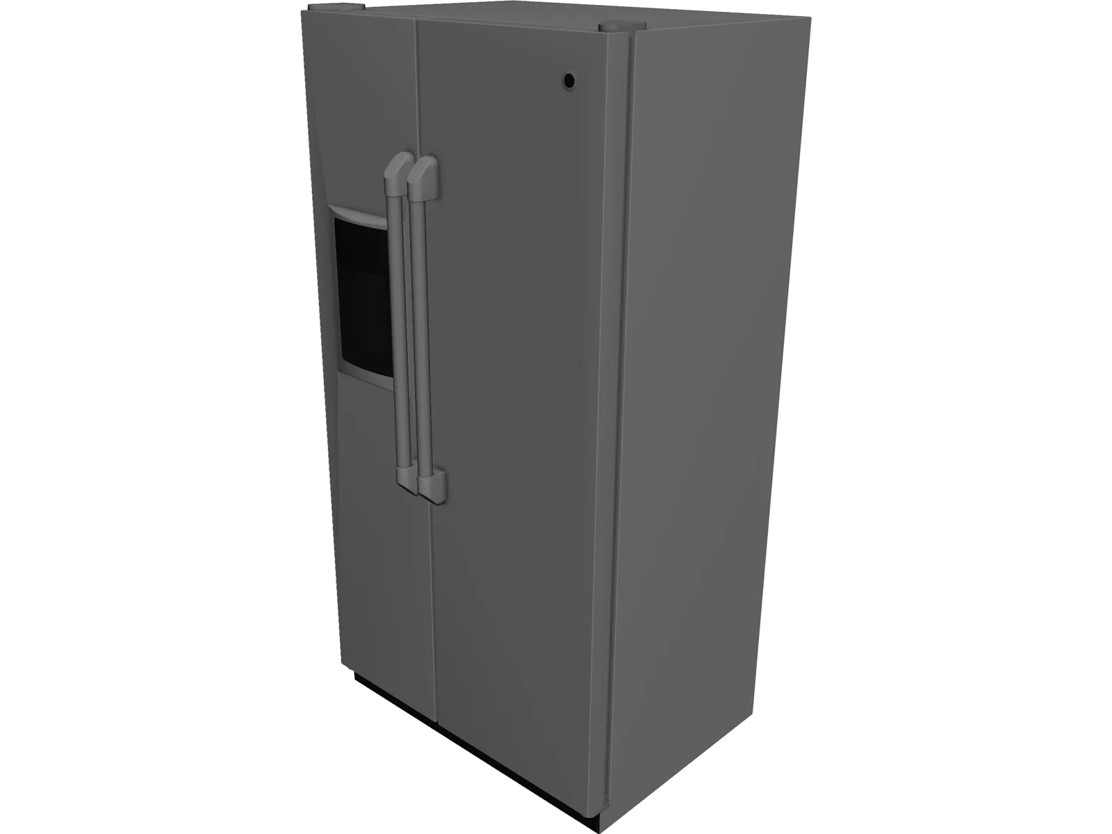 GE Refrigerator 3D Model main preview