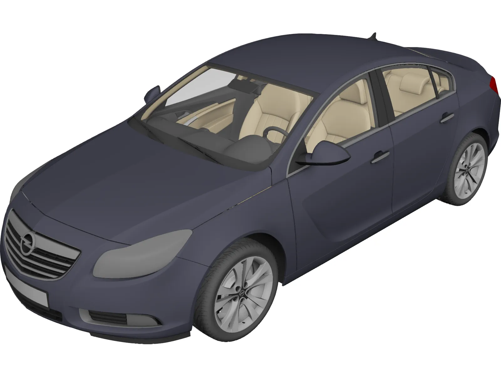 Opel Insignia 3D Model main preview