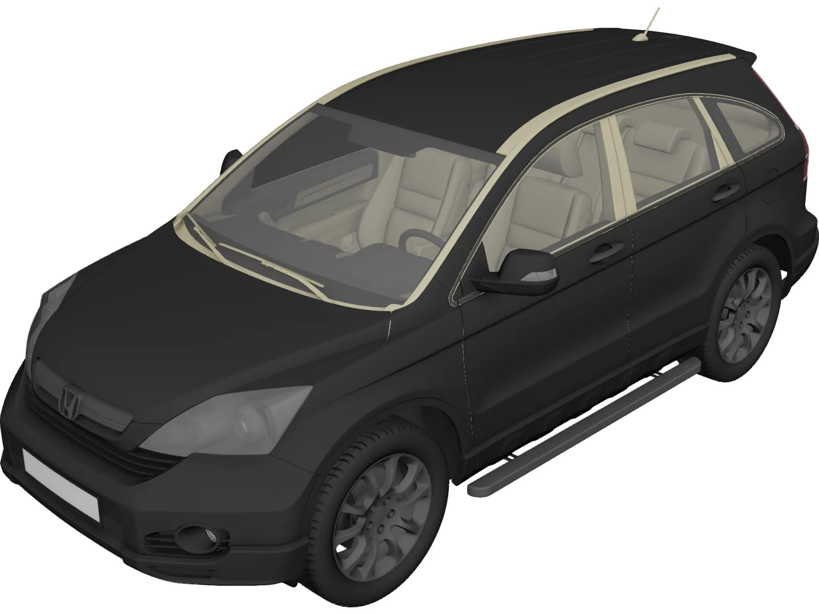 Honda CR-V 3D Model main preview