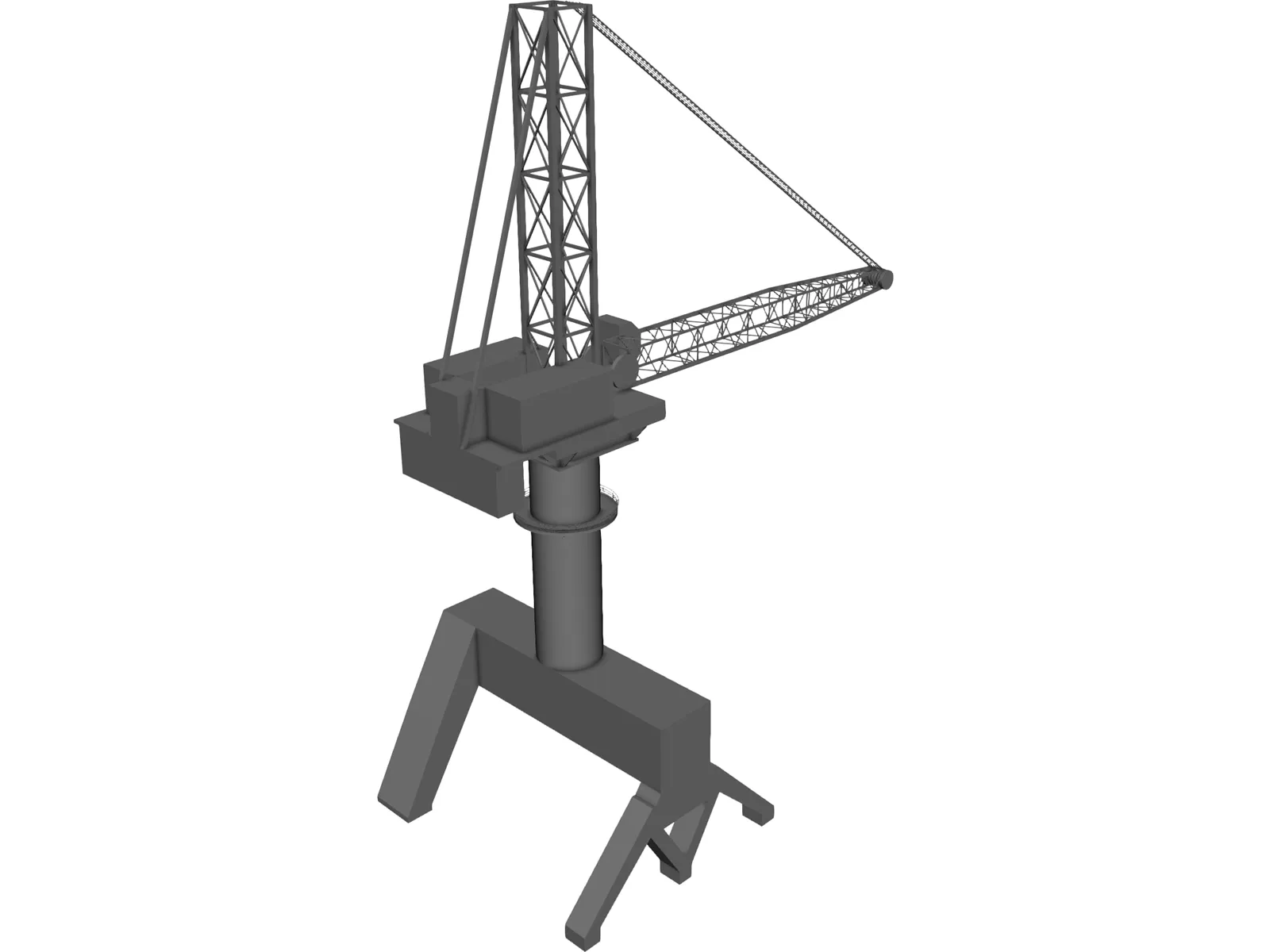 TTC Crane 3D Model main preview