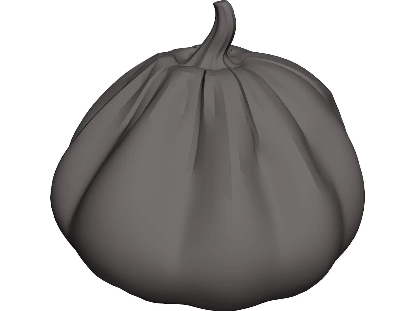 Pumpkin 3D Model main preview