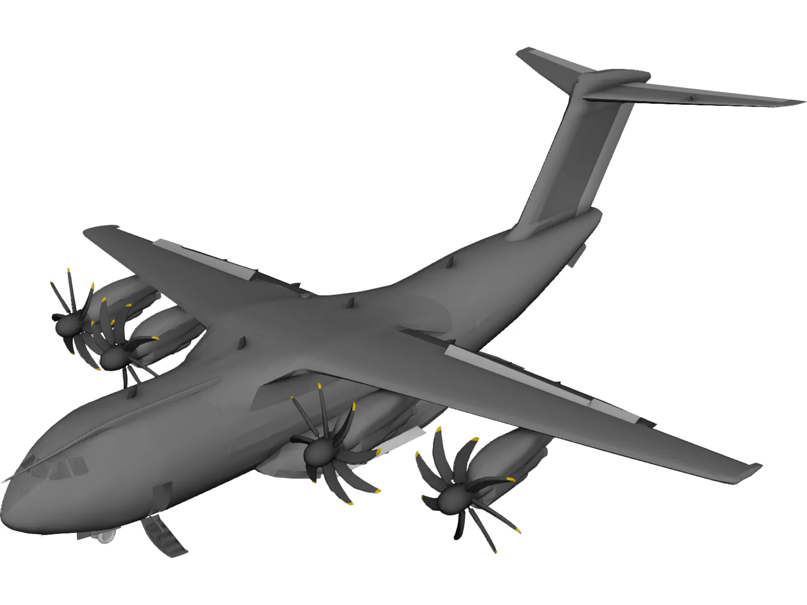 Airbus A400M Atlas 3D Model main preview