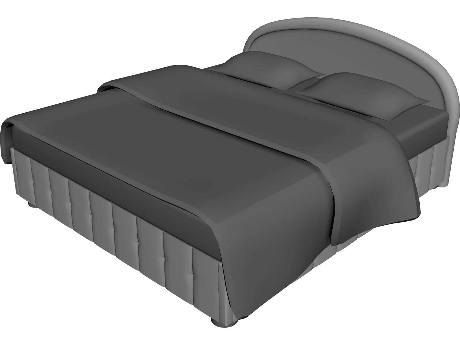 Bed Vintage 3D Model main preview