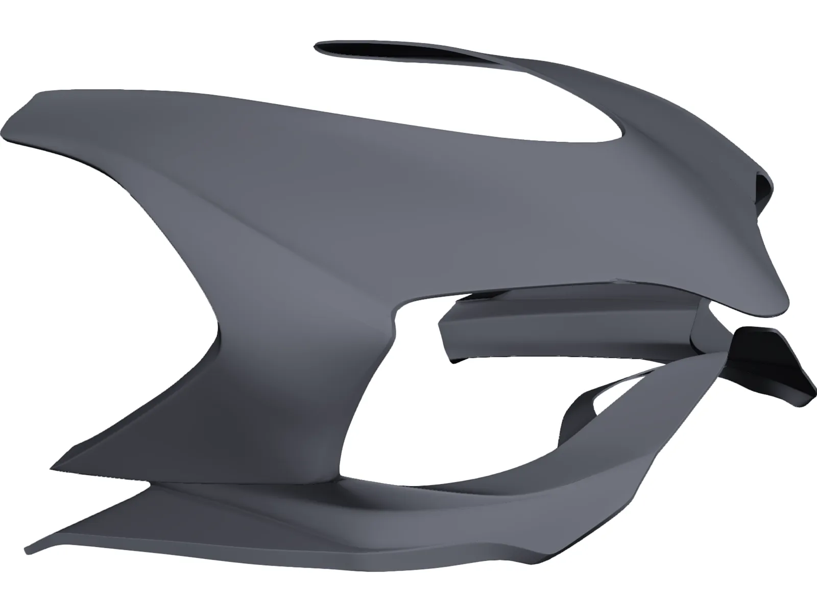 Ducati Panigale Front Fairing 3D Model main preview