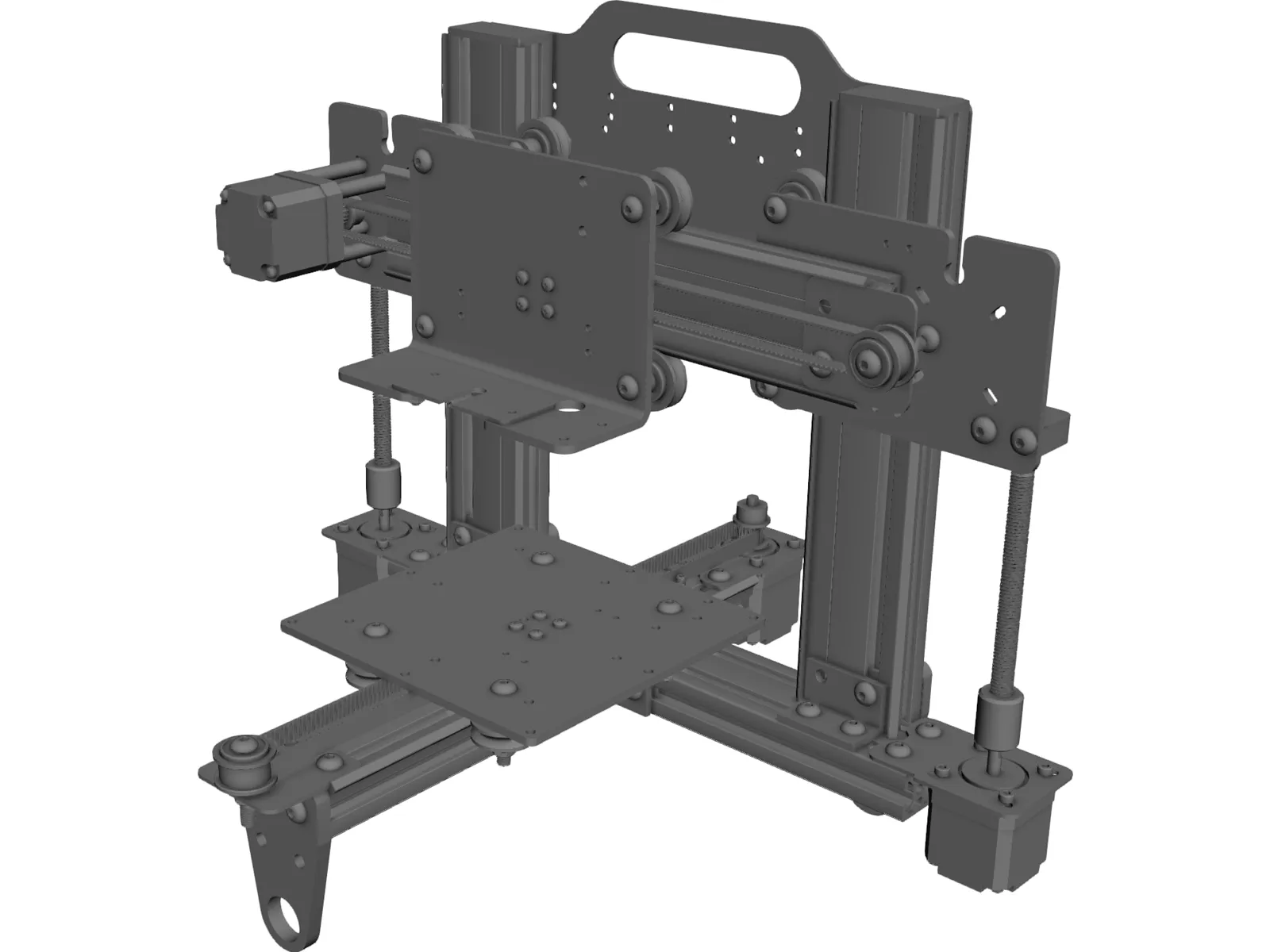 3D Printer 3D Model main preview