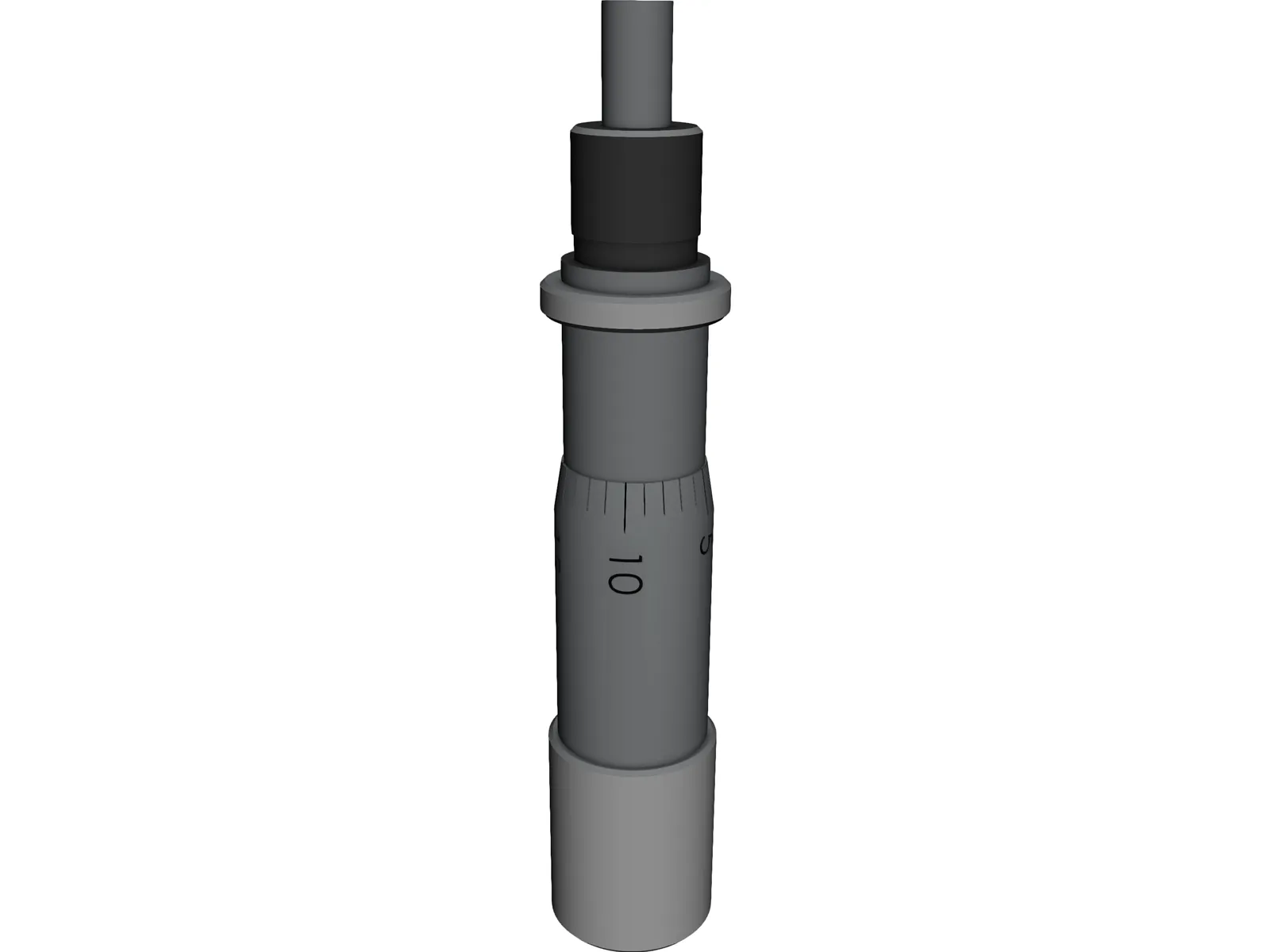 Mitutoyo 148-111 Micrometer Head 3D Model main preview