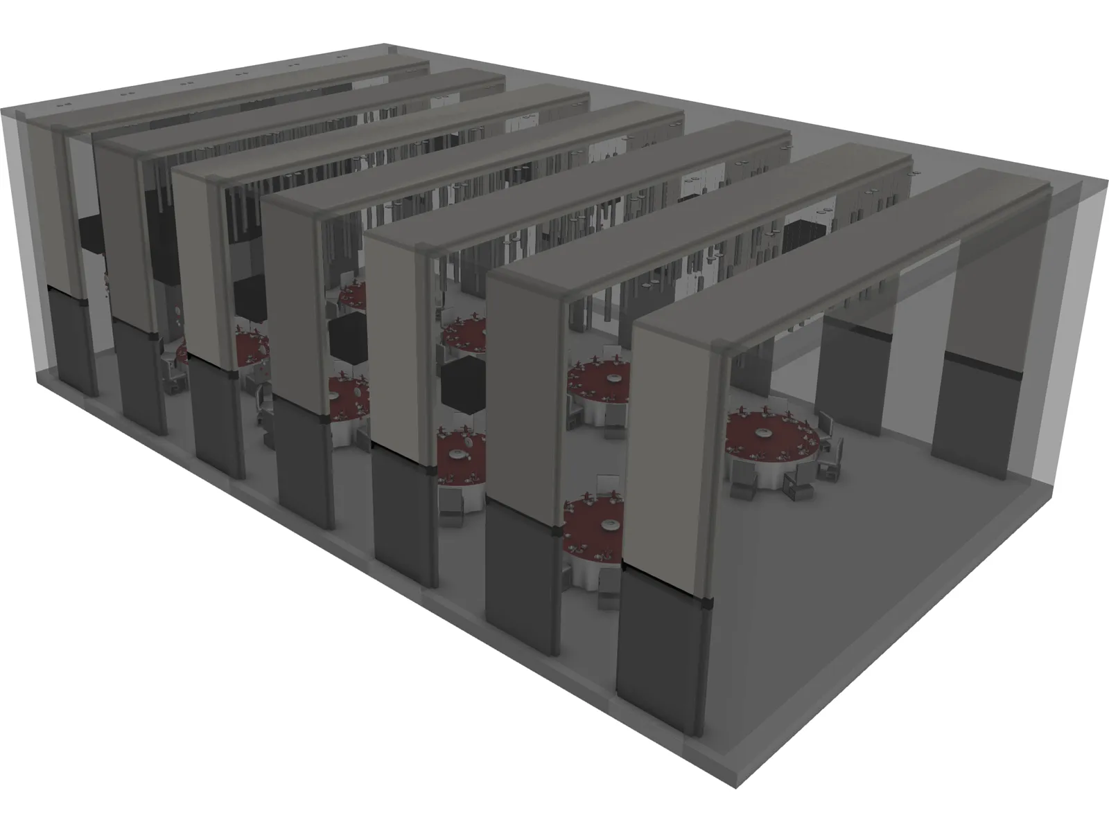 Restaurant 3D Model main preview