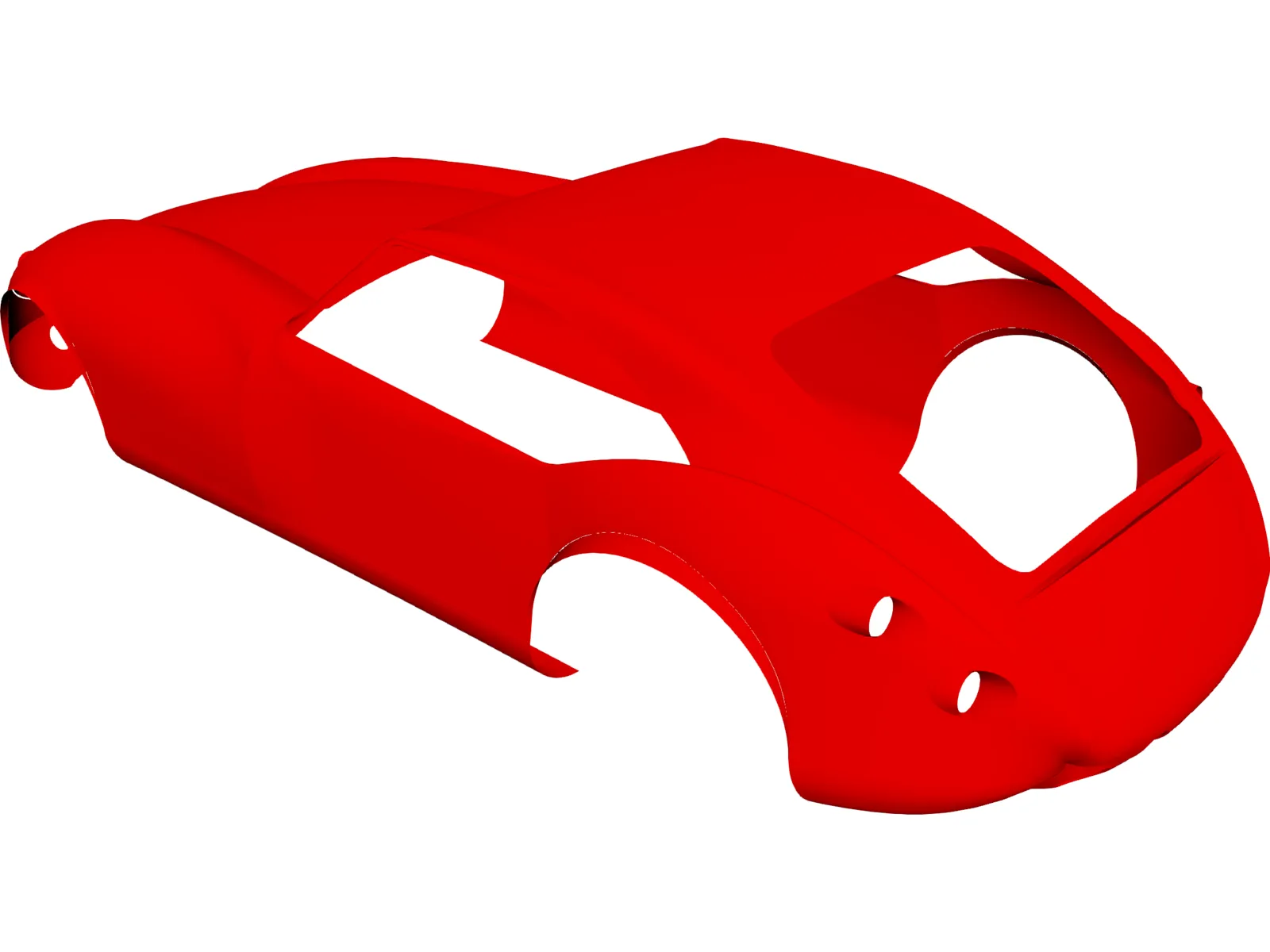 Wiesmann MF4 Body 3D Model main preview