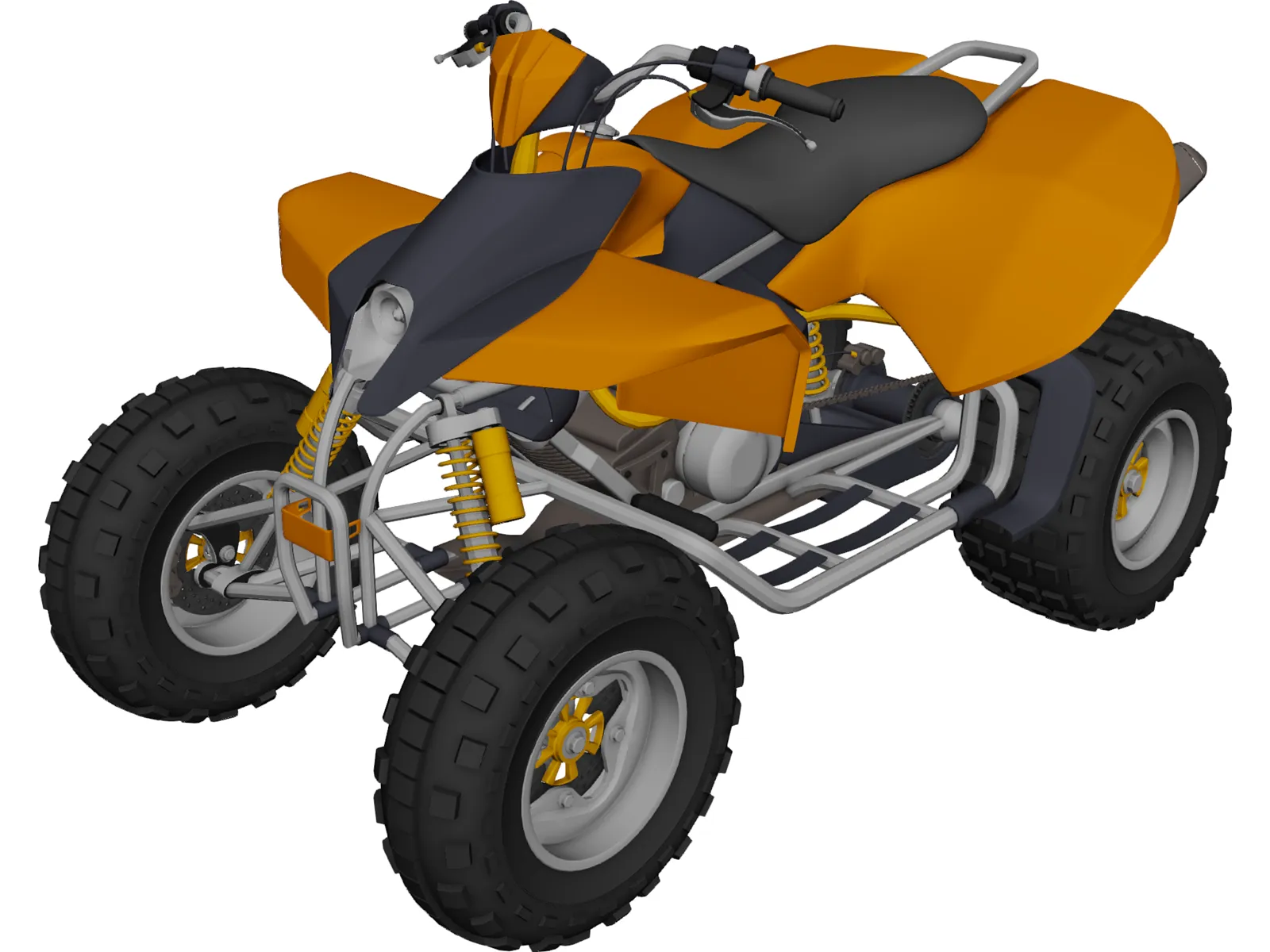 KTM Quad 3D Model main preview