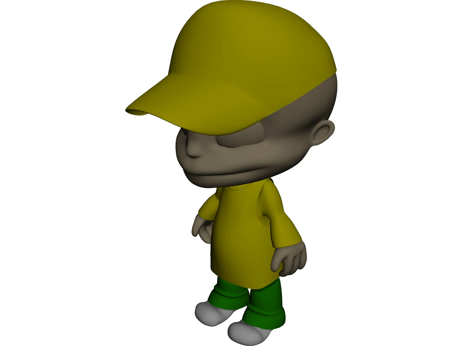Doll 3D Model main preview