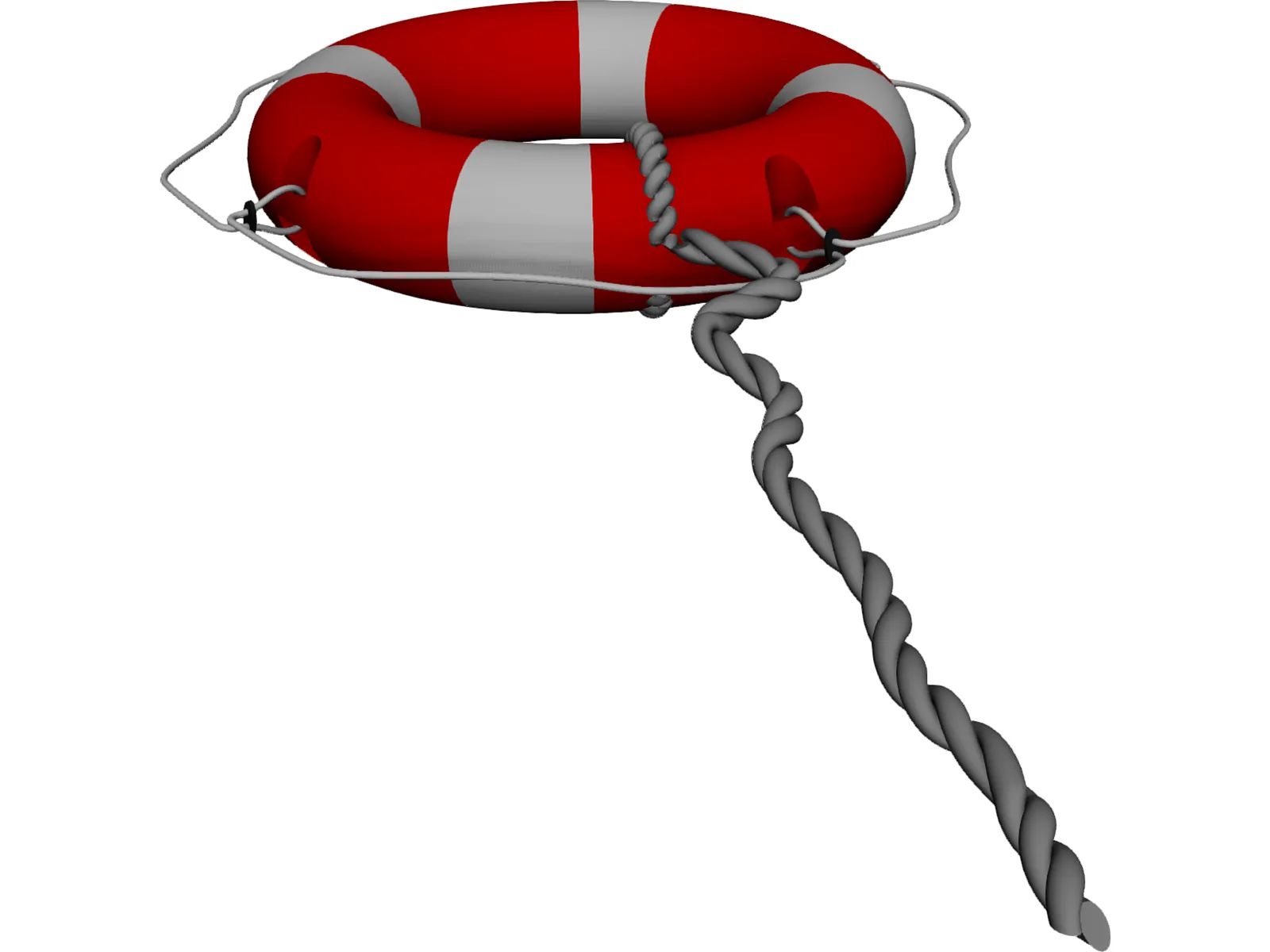 Life Buoy 3D Model main preview