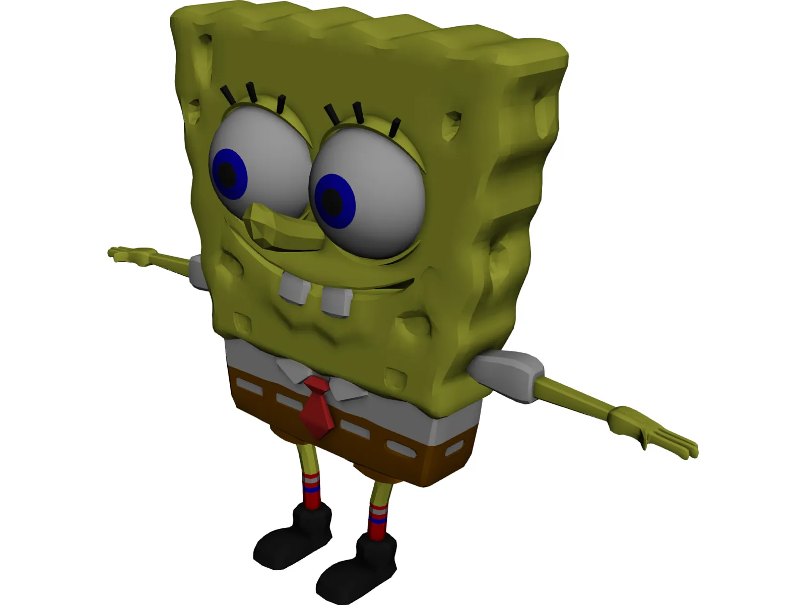 Sponge Bob Squarepants 3D Model main preview