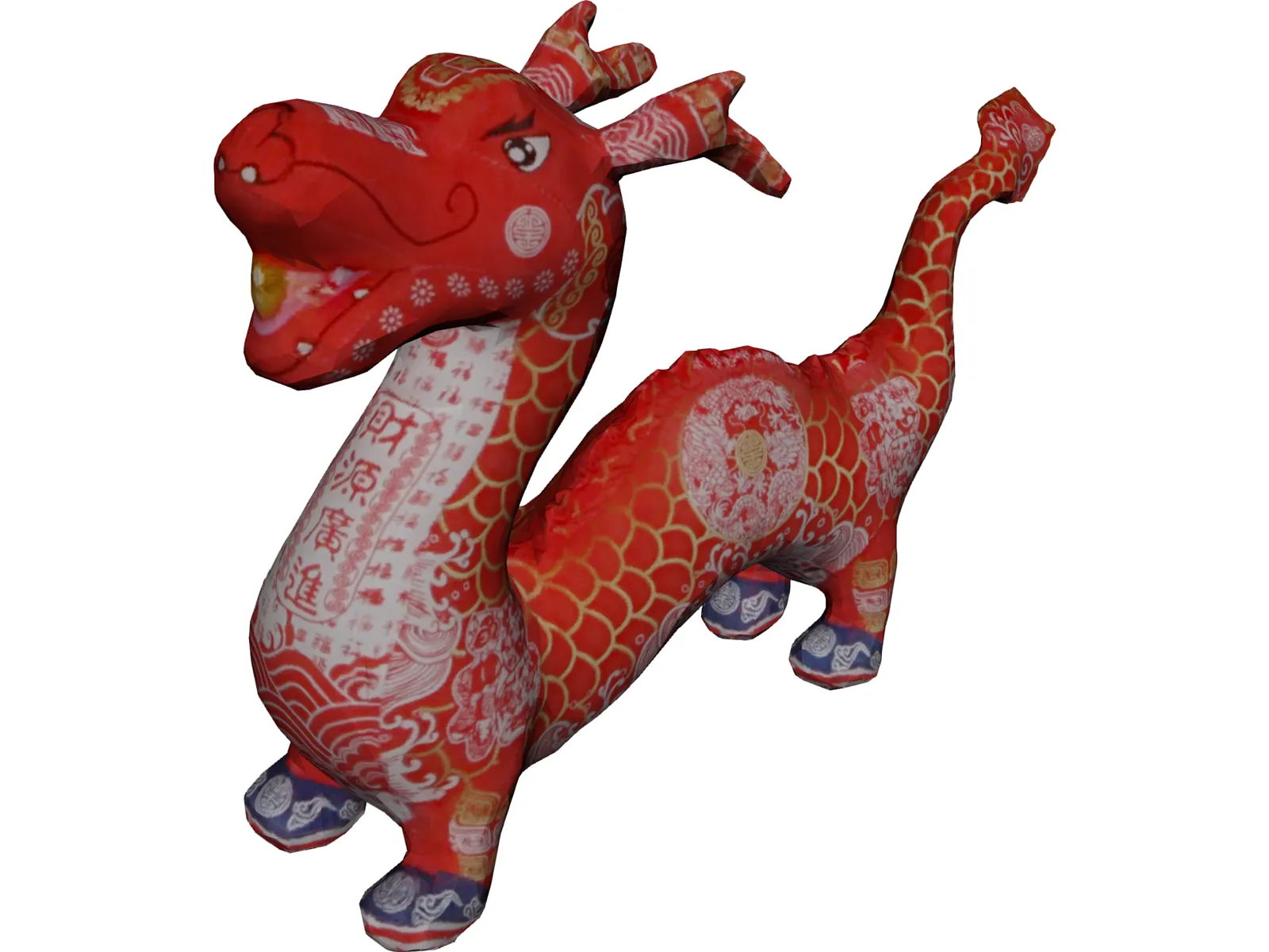 Dragon 3D Model main preview