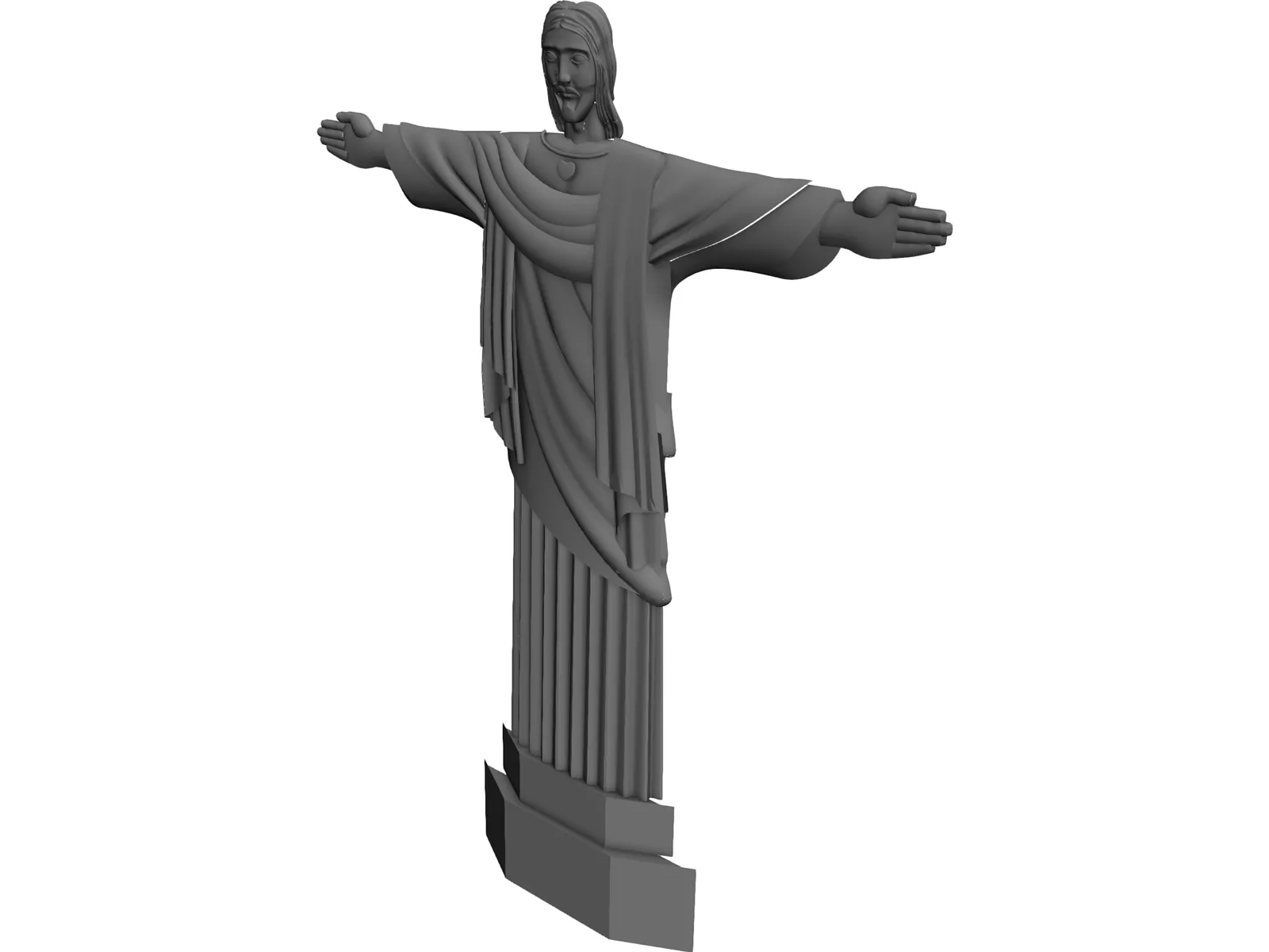 Christ 3D Model main preview