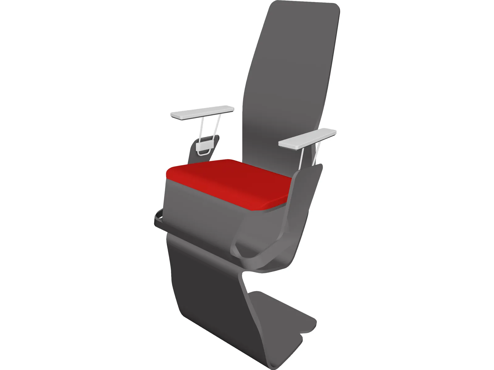 Tietz Modern Chair 3D Model main preview