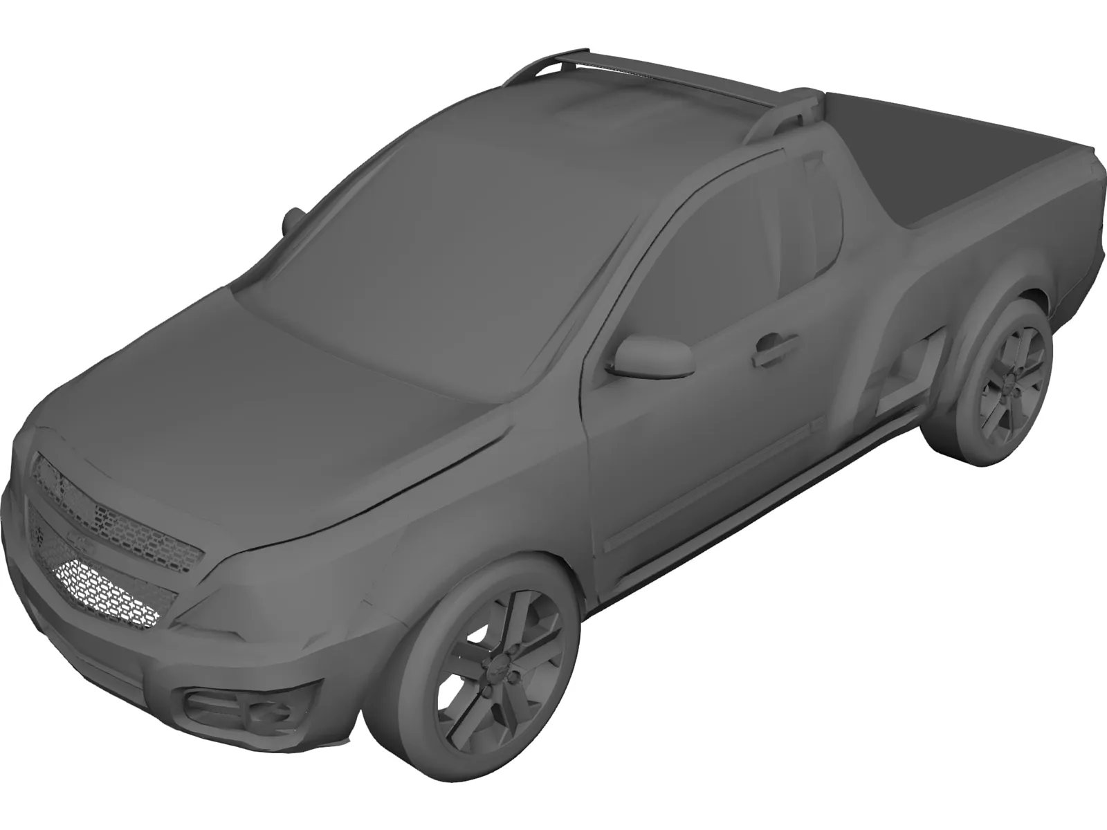 Chevrolet Montana Sport (2011) 3D Model main preview