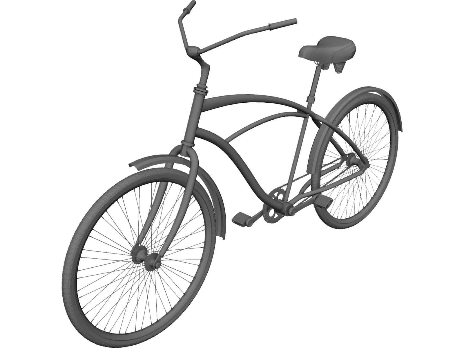 Bicycle 3D Model main preview