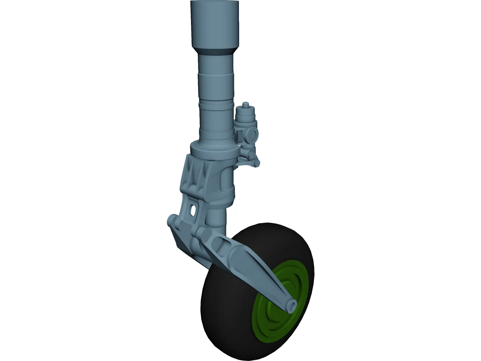 Mig-21 Front Gear 3D Model main preview