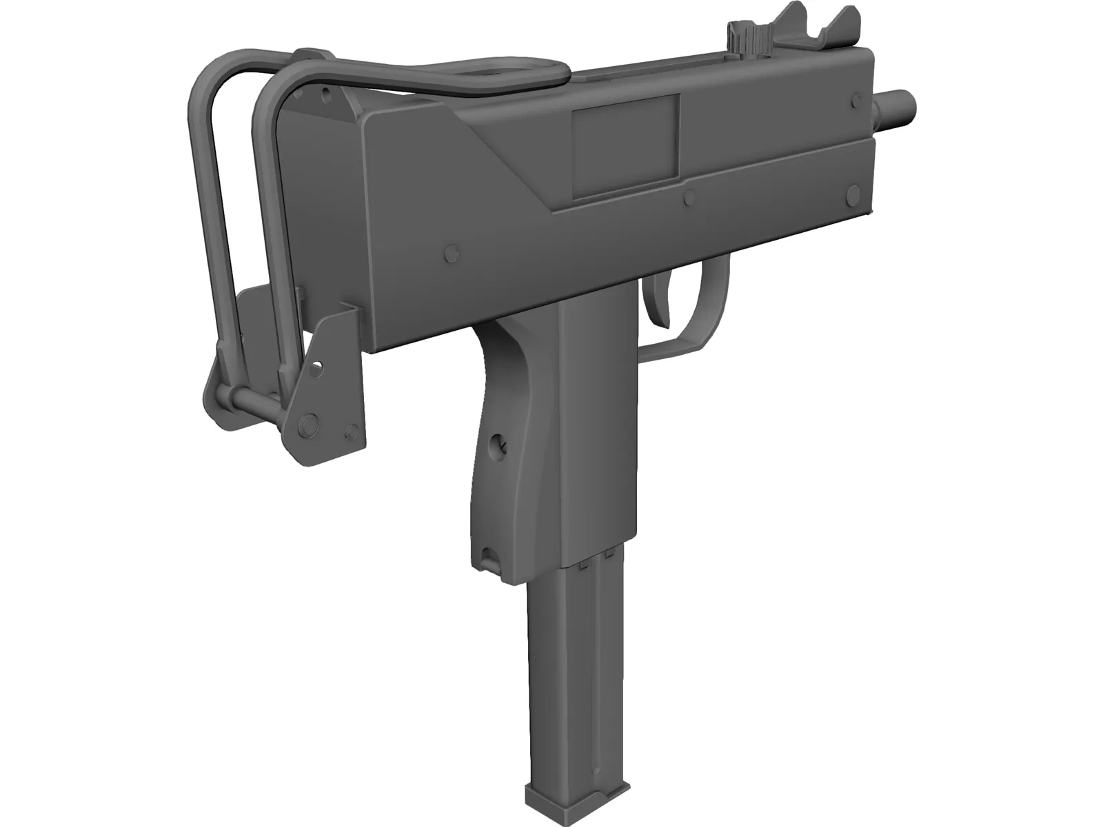 MAC-10 3D Model main preview