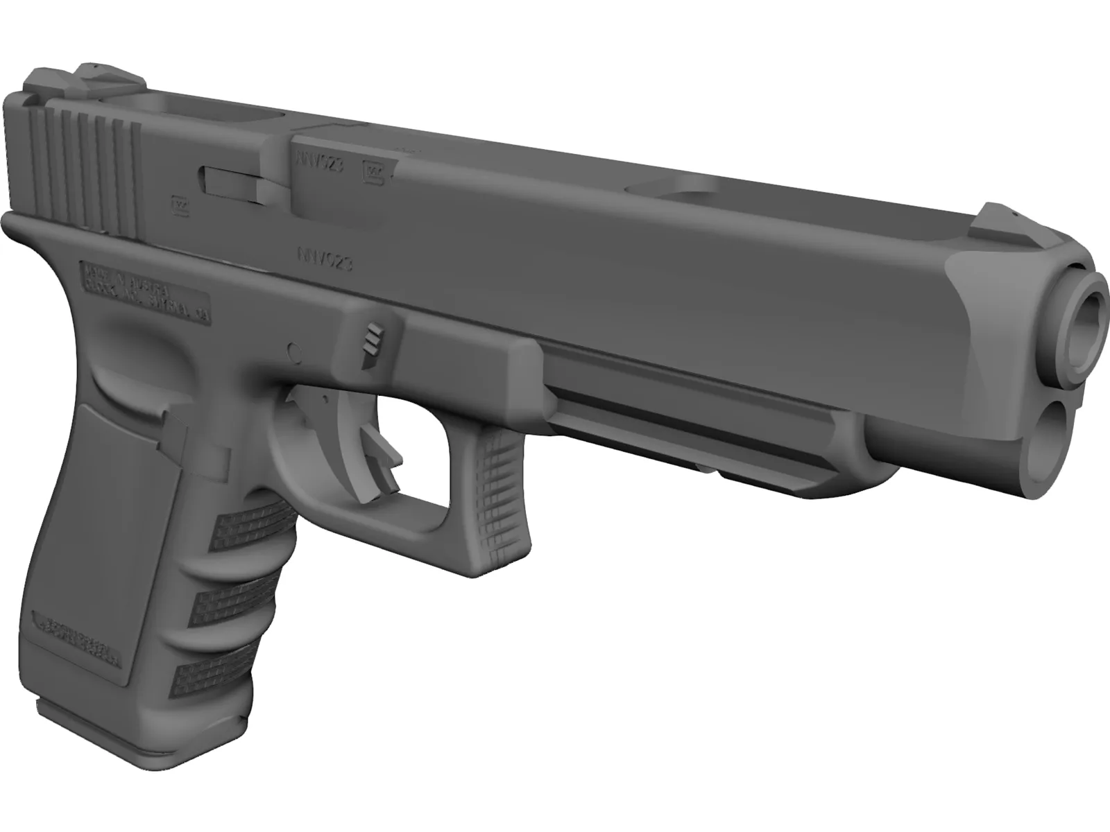 Glock 34 3D Model main preview