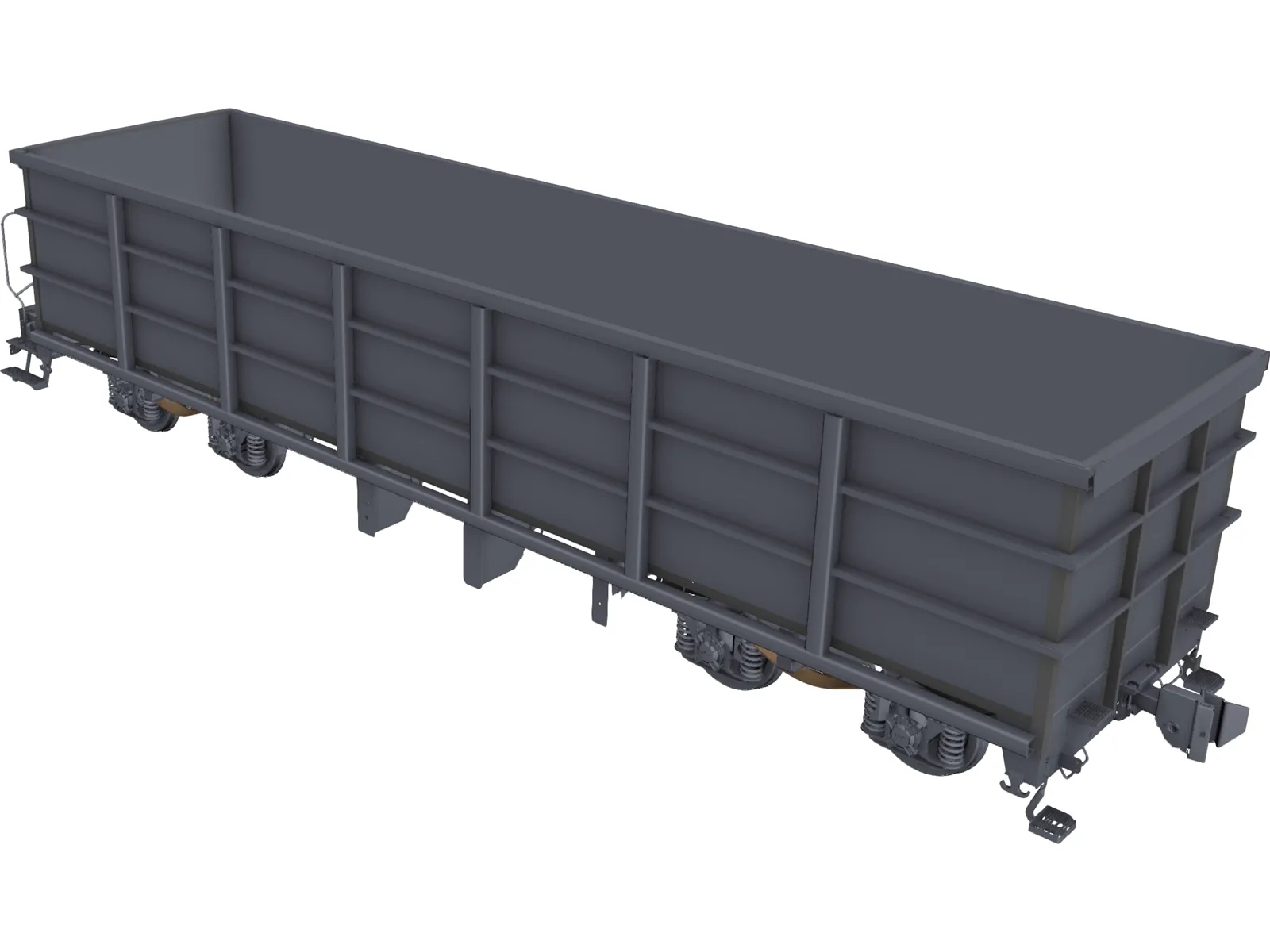 Wagon 3D Model main preview