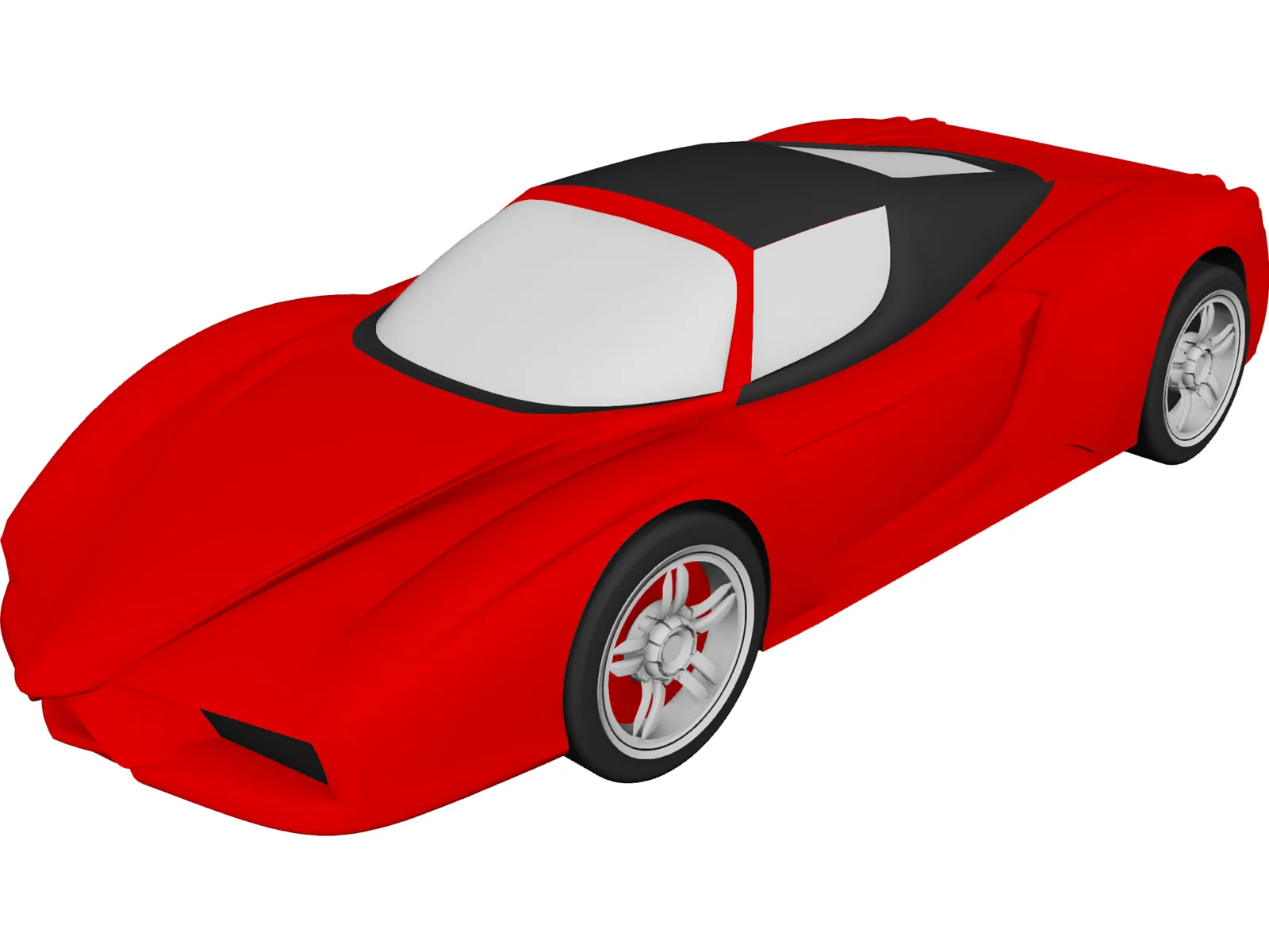 Ferrari Enzo 3D Model main preview