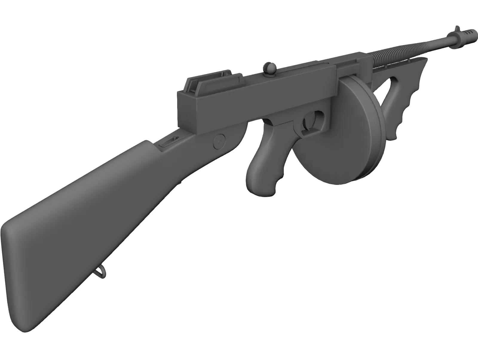 Thompson Model 1929 3D Model main preview