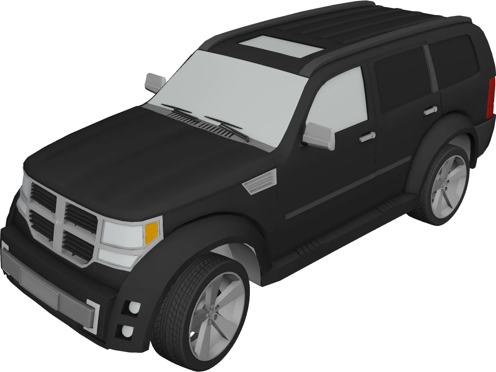 Dodge Nitro 3D Model main preview