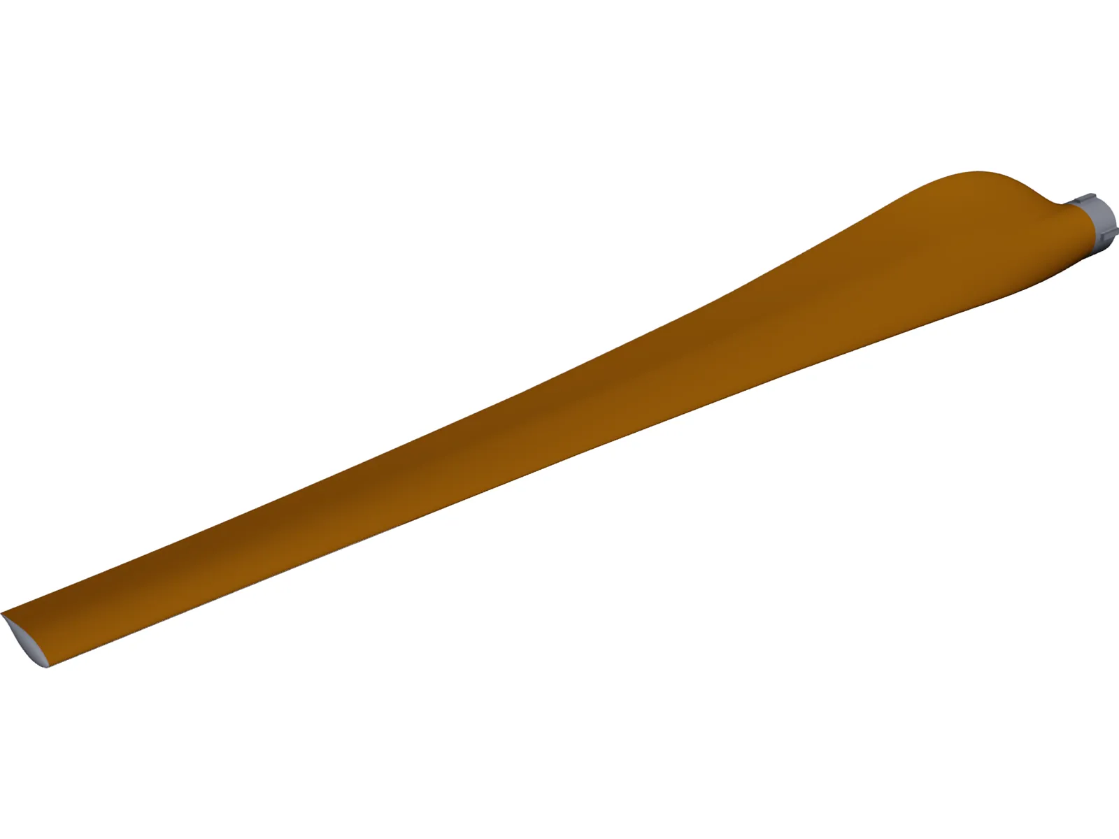 Horizontal Axis Wind Turbine Blade 3D Model main preview