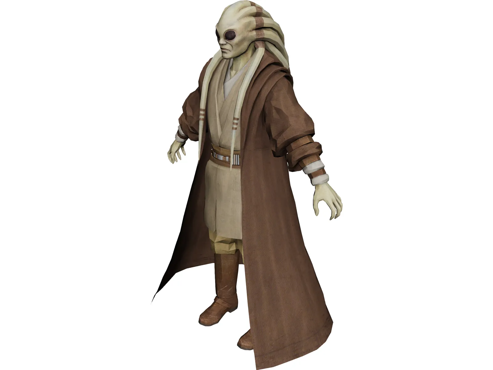 Star Wars Kit Fisto 3D Model main preview