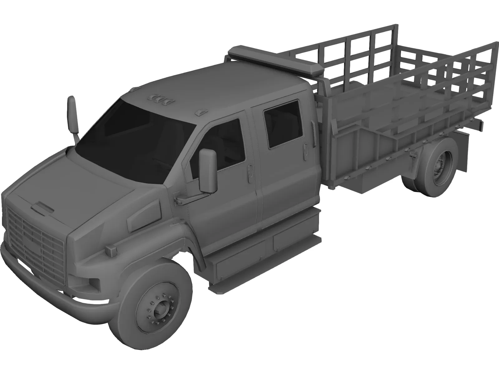 GMC Topkick C8500 (2003) 3D Model main preview
