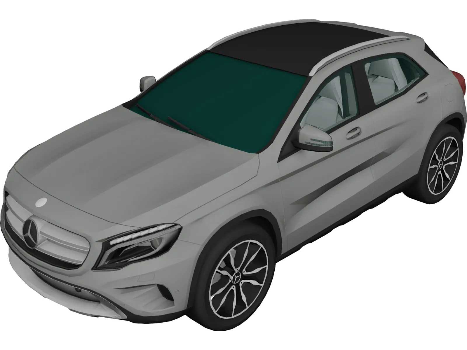 Mercedes-Benz GLA-Class GLA220 CDI 4Matic (2014) 3D Model main preview