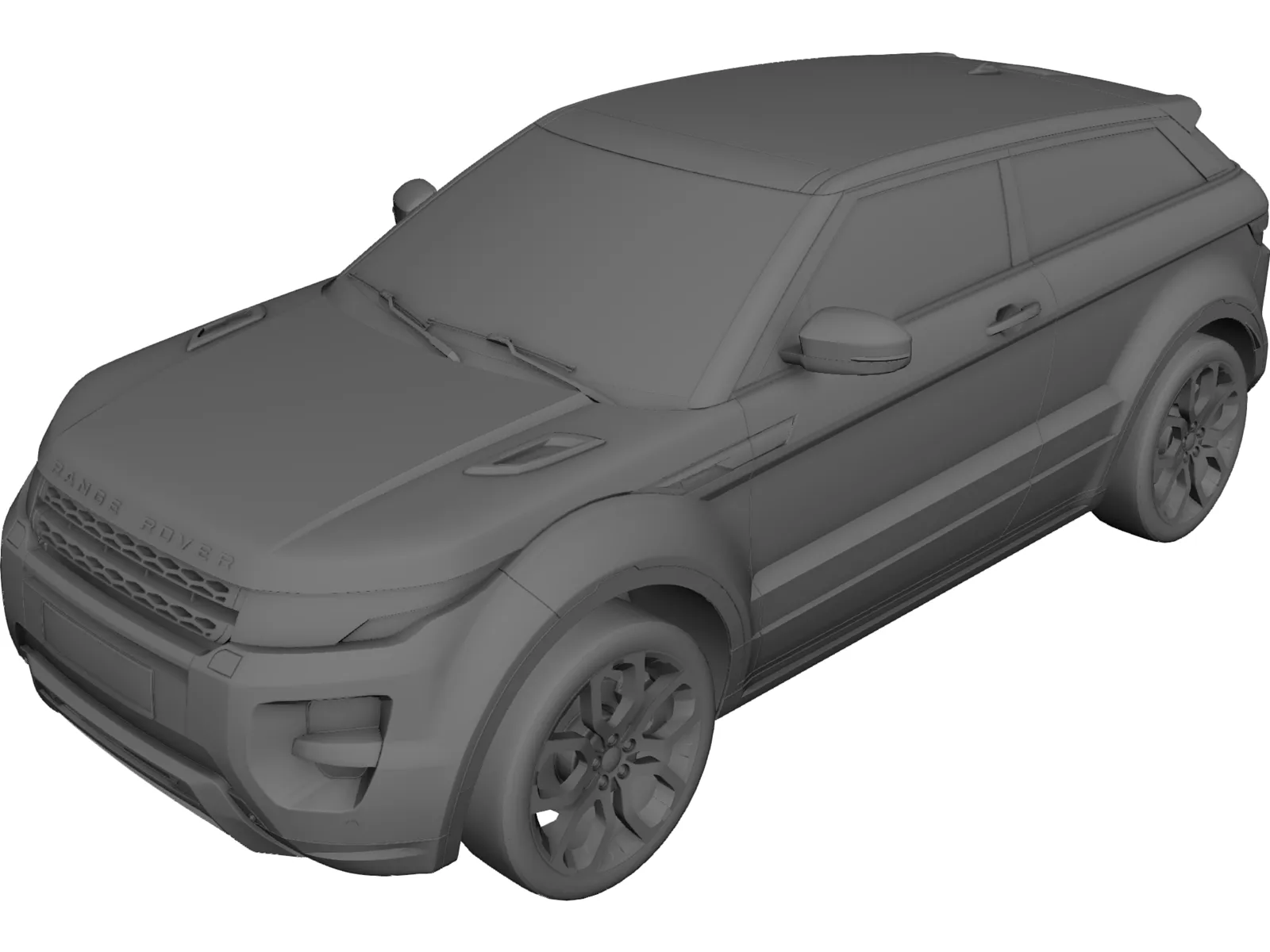 Range Rover Evoque Coupe (2011) 3D Model main preview