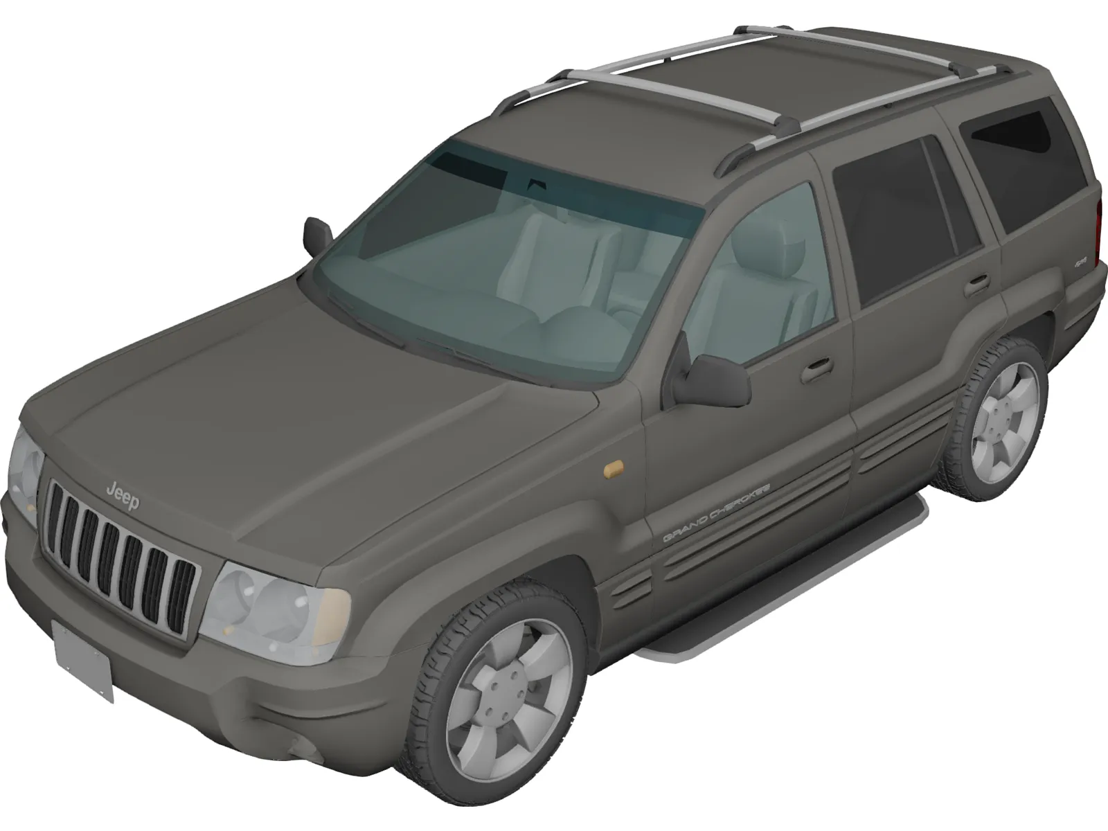 Jeep Grand Cherokee 3D Model main preview